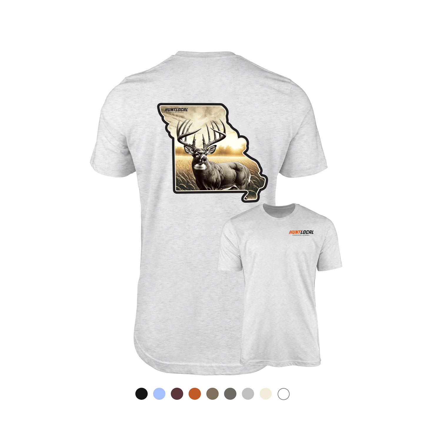 Missouri - Whitetail Buck Tee (back)