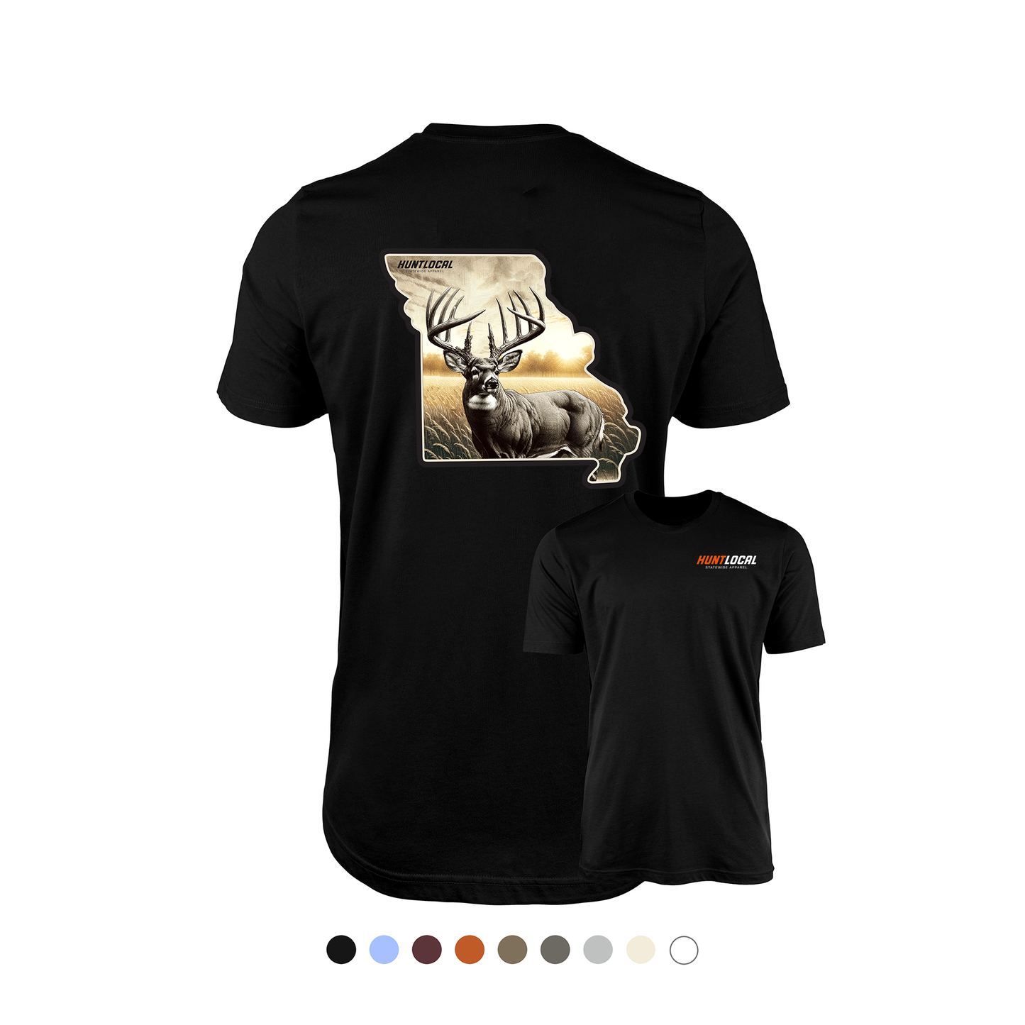 Missouri - Whitetail Buck Tee (back)