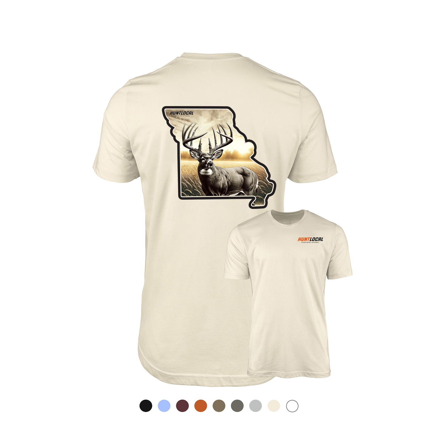 Missouri - Whitetail Buck Tee (back)
