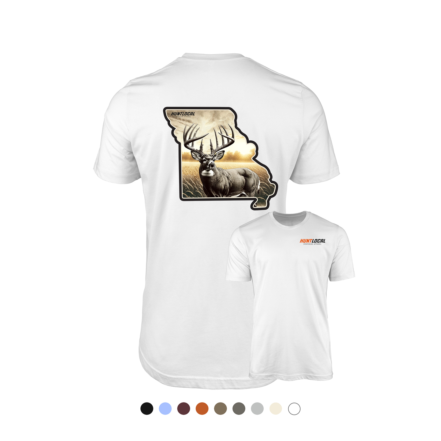 Missouri - Whitetail Buck Tee (back)