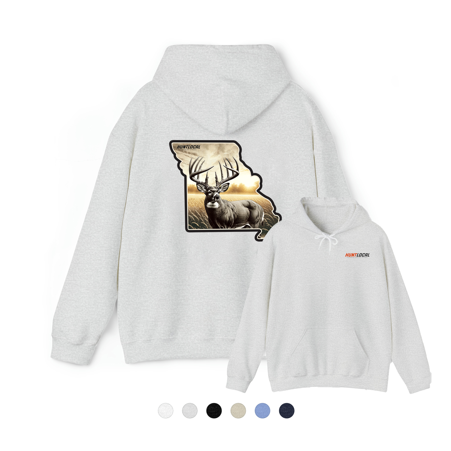 Missouri - Whitetail Buck Hoodie (back)