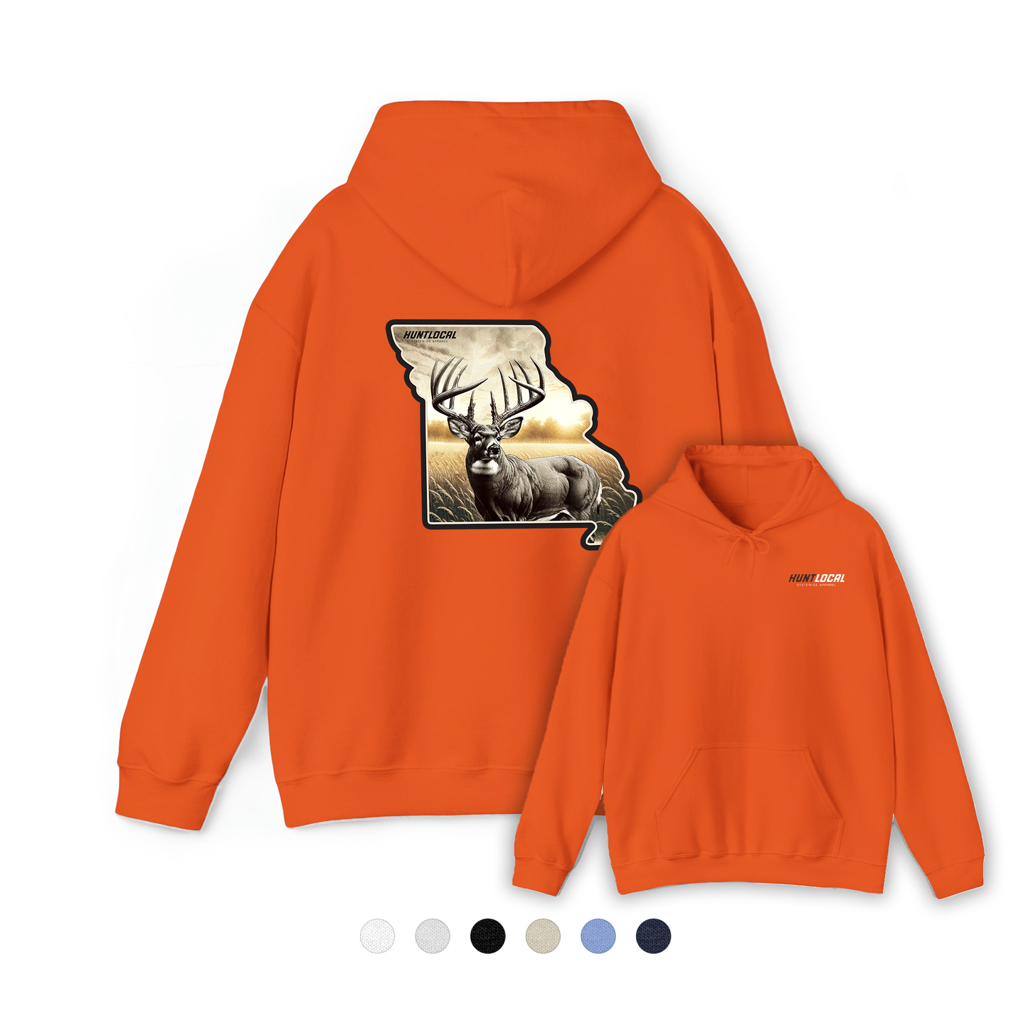 Missouri - Whitetail Buck Hoodie (back)