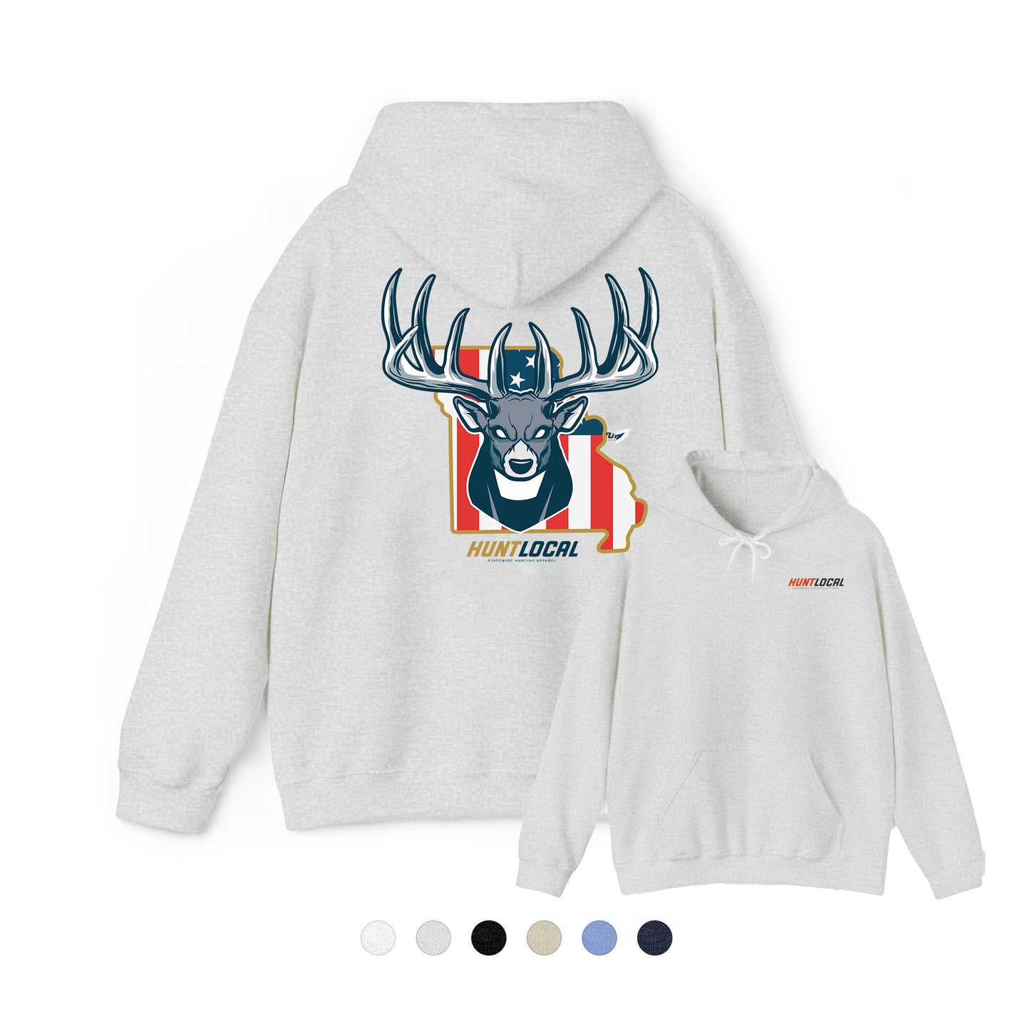 Missouri - USA Buck Hoodie (back)