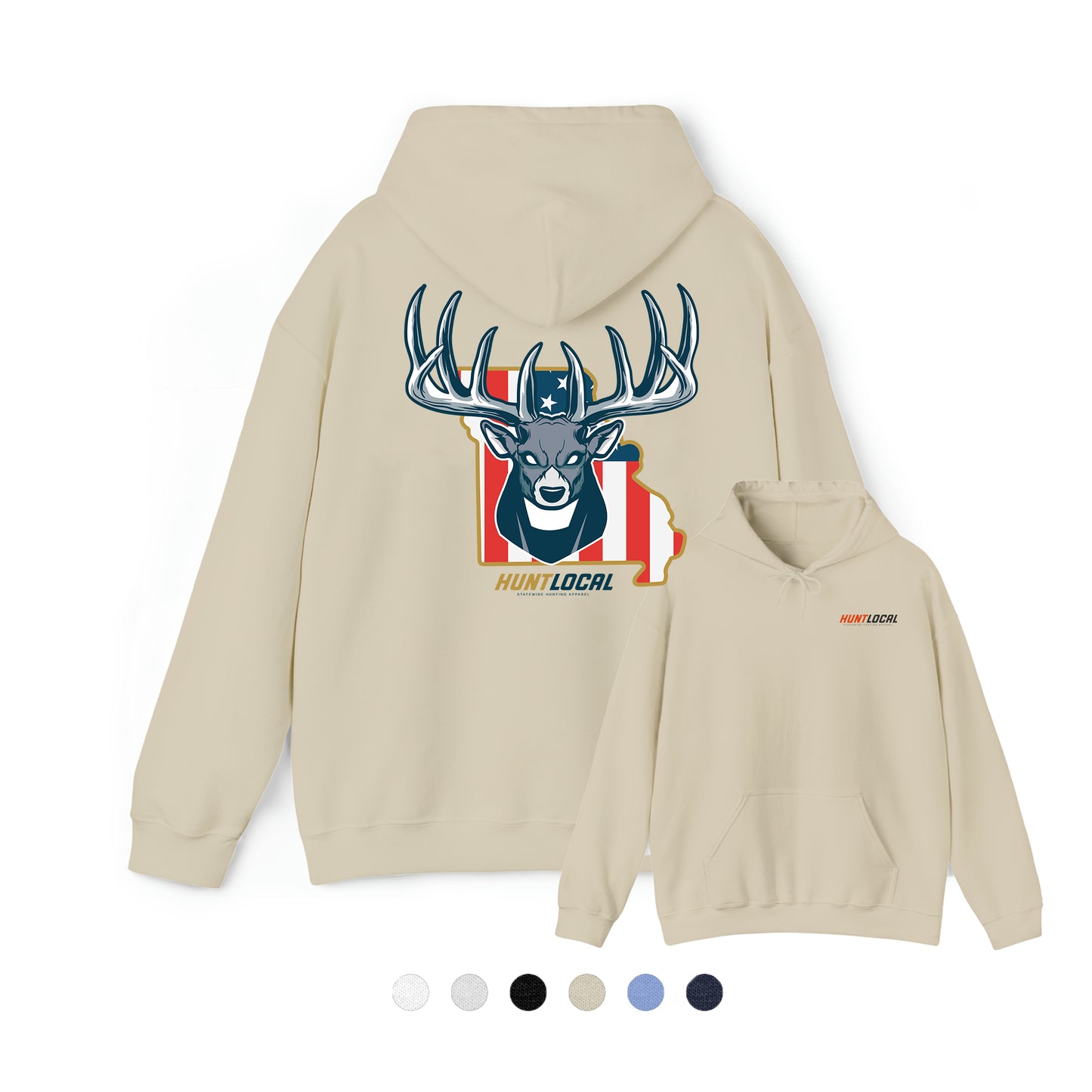 Missouri - USA Buck Hoodie (back)