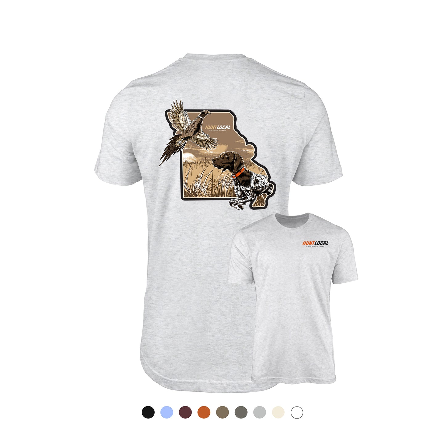 Missouri - Upland Bird Dog Tee (back)