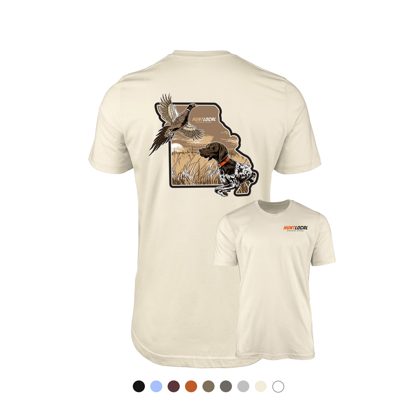 Missouri - Upland Bird Dog Tee (back)