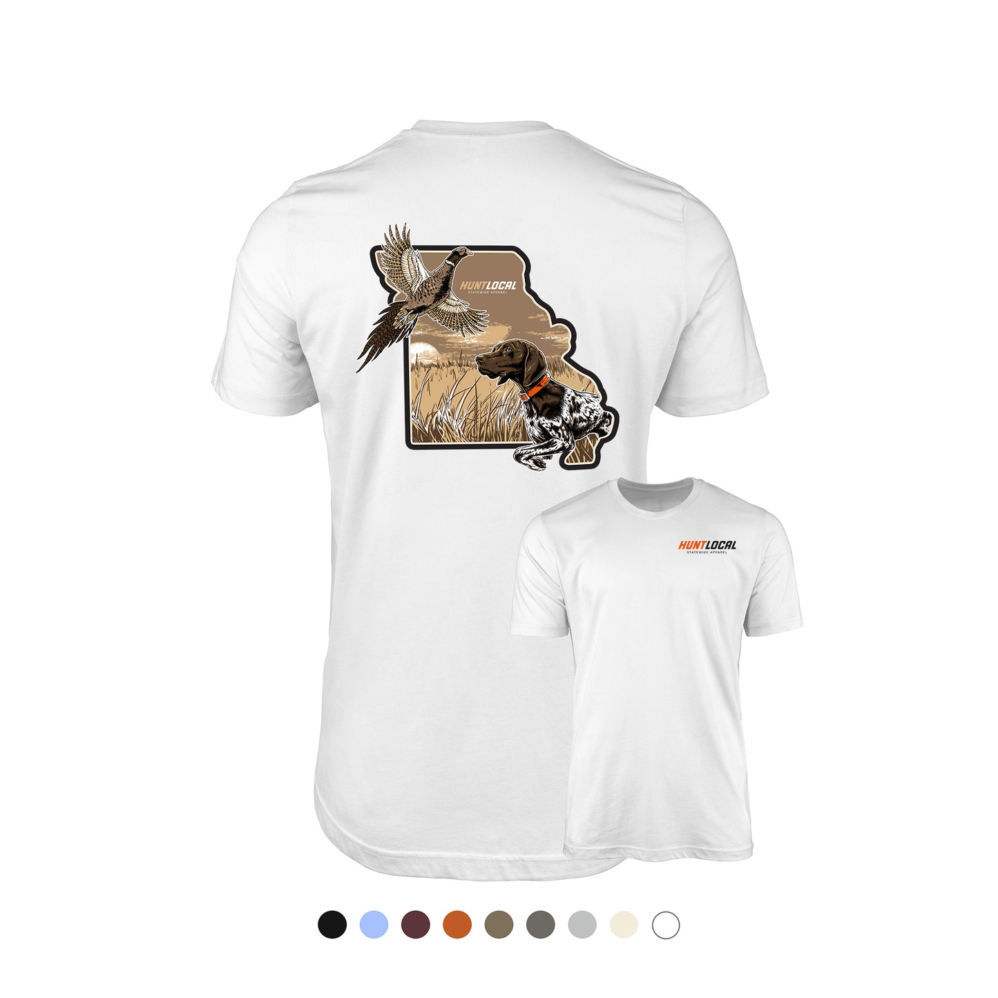 Missouri - Upland Bird Dog Tee (back)
