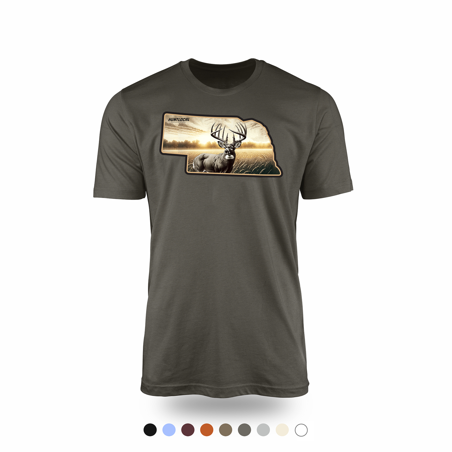 Nebraska - Whitetail Buck Tee