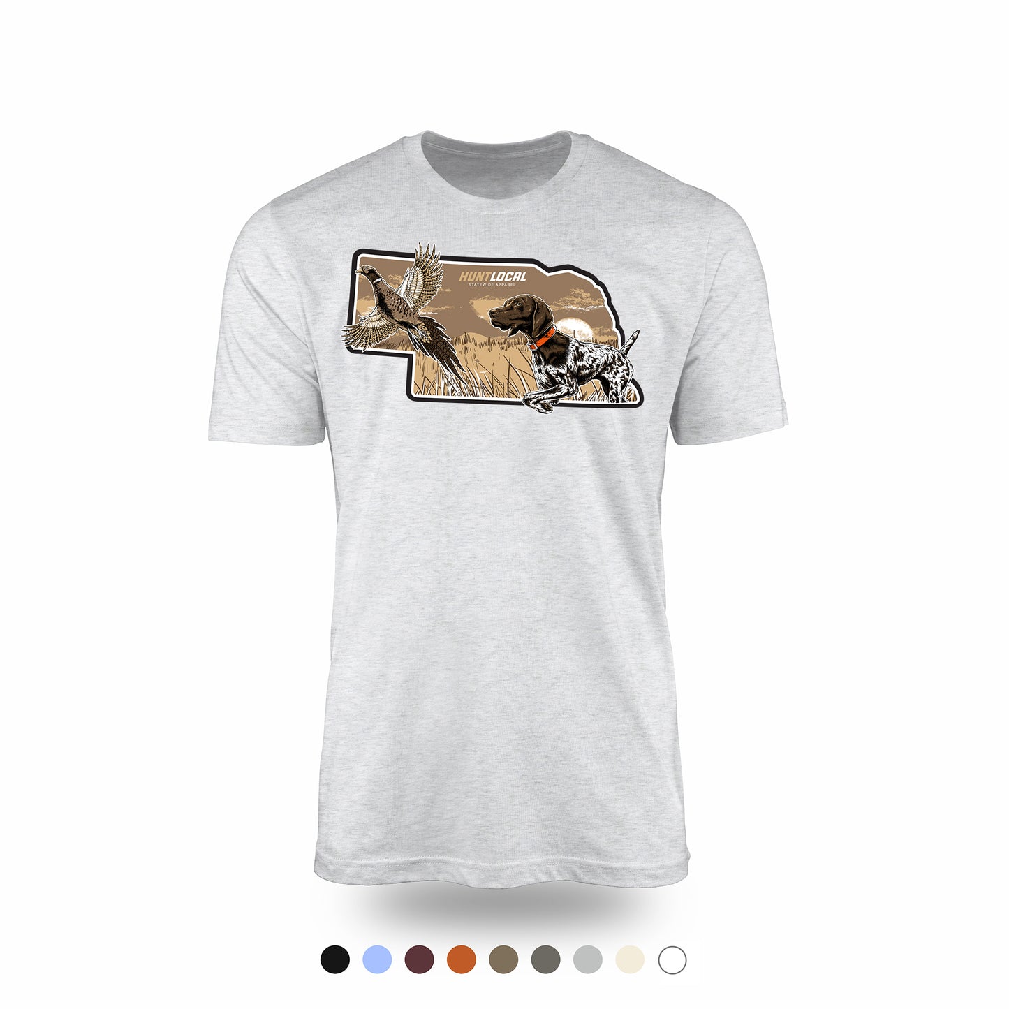 Nebraska - Upland Bird Dog Tee