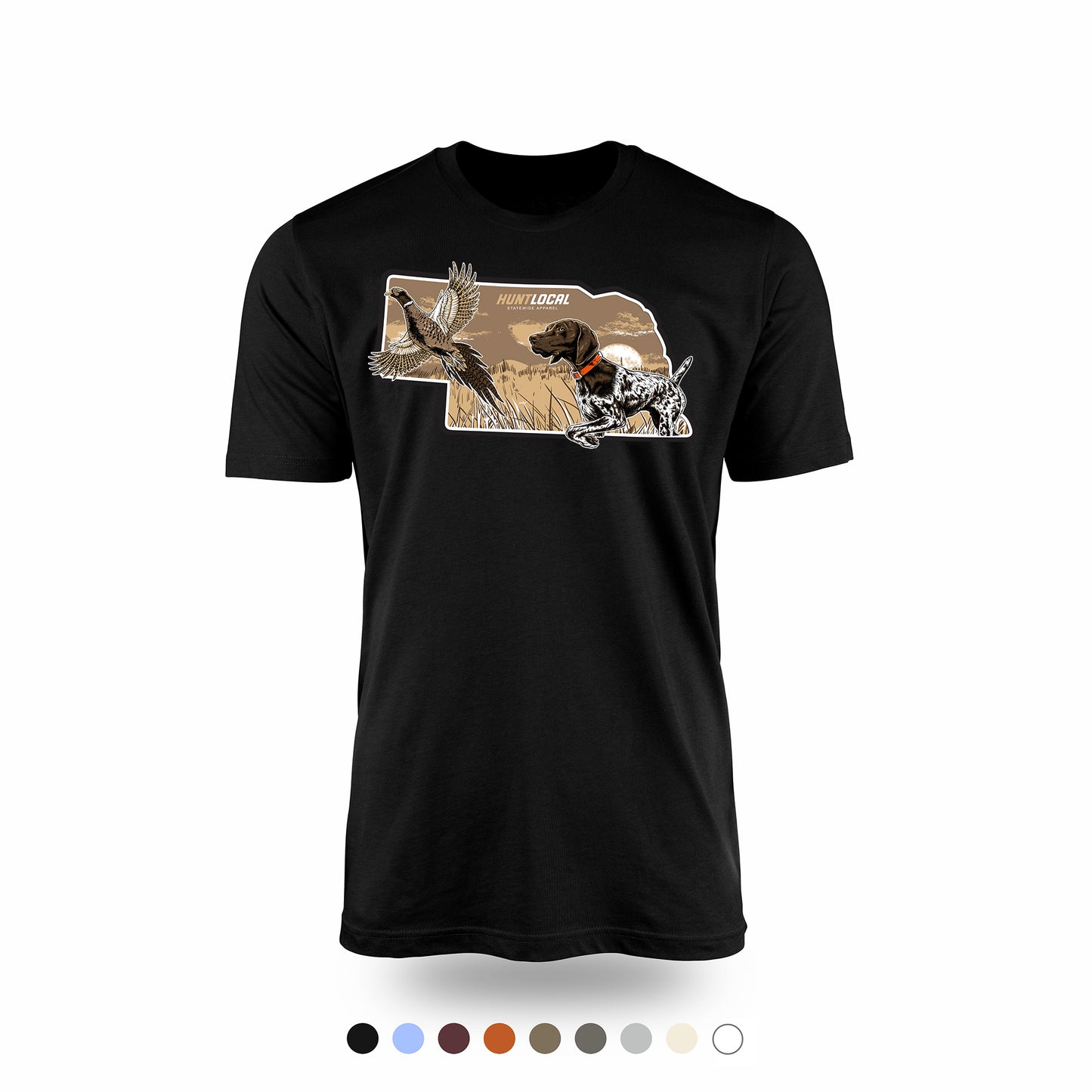 Nebraska - Upland Bird Dog Tee