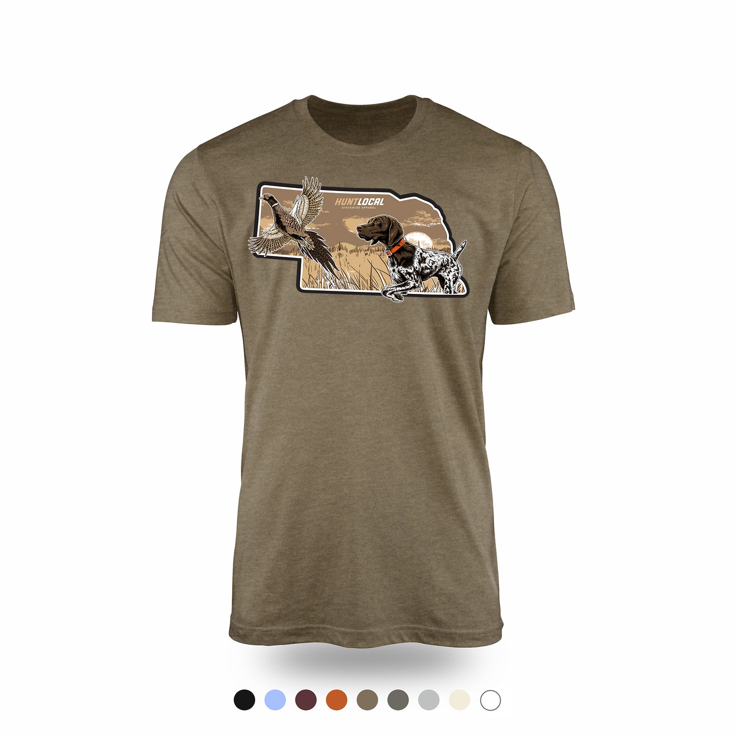 Nebraska - Upland Bird Dog Tee