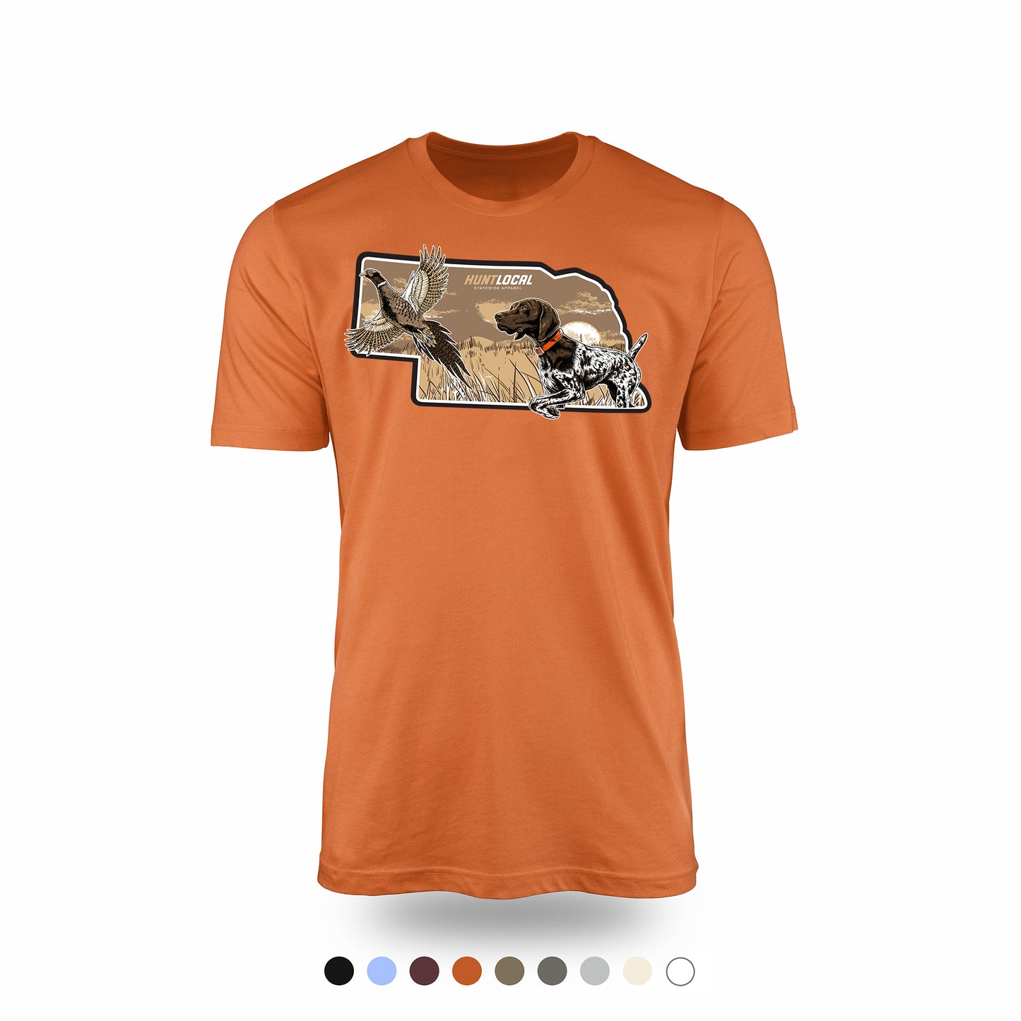 Nebraska - Upland Bird Dog Tee