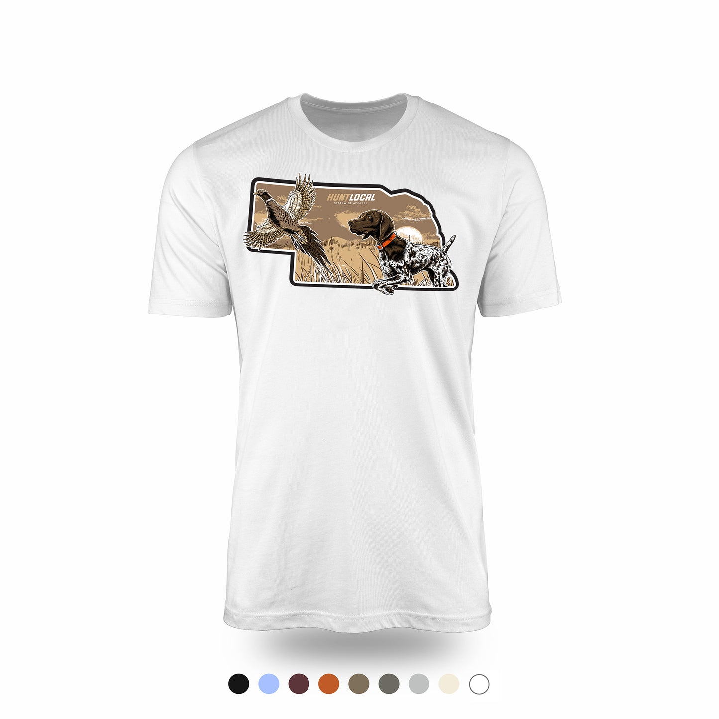 Nebraska - Upland Bird Dog Tee