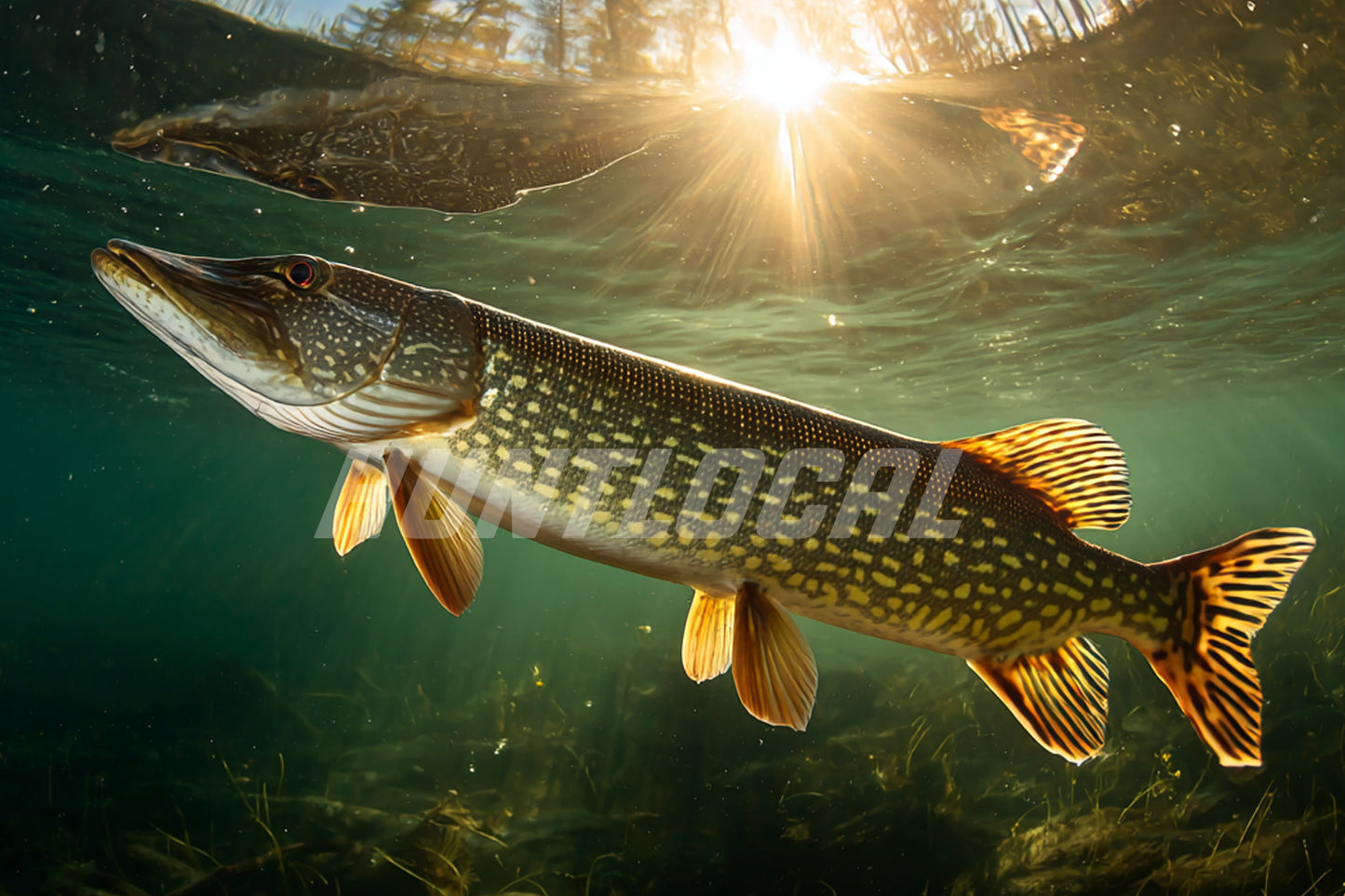 Design 204 - Northern Pike Custom Art
