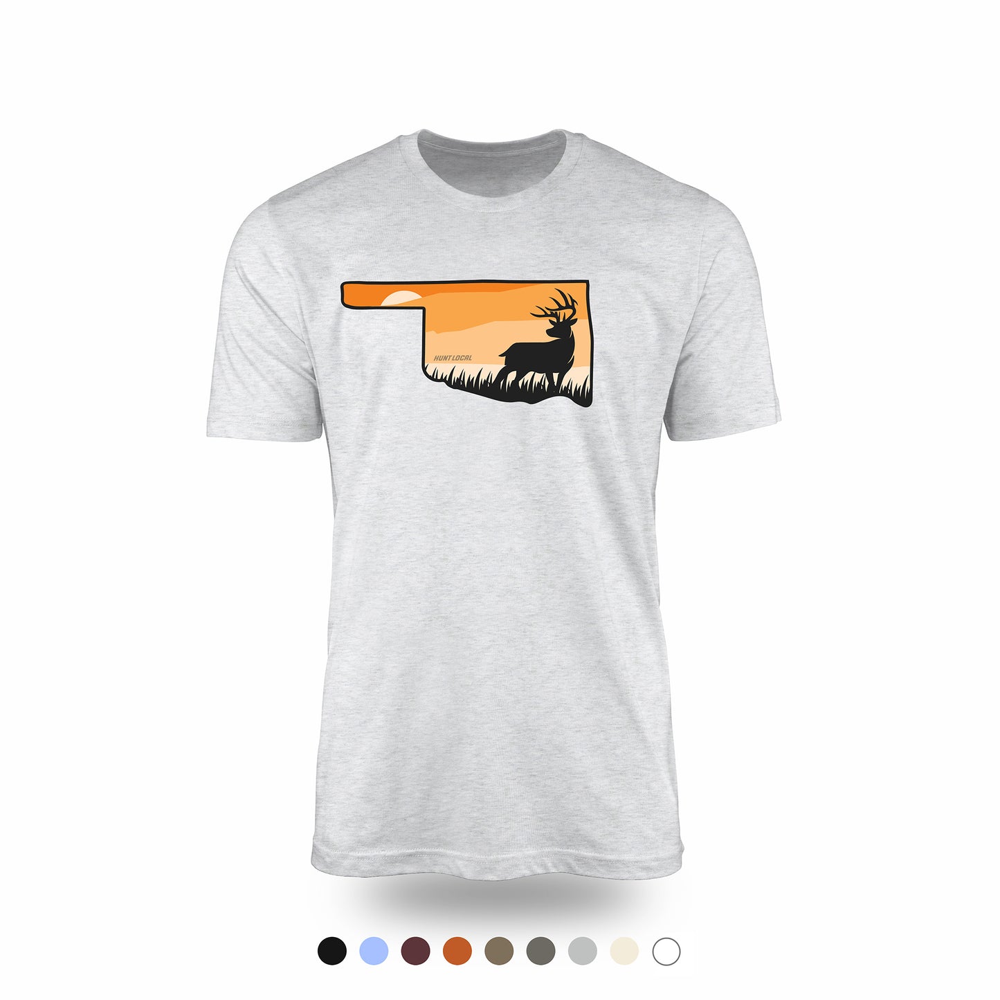 Oklahoma - Sunset Buck Front Tee