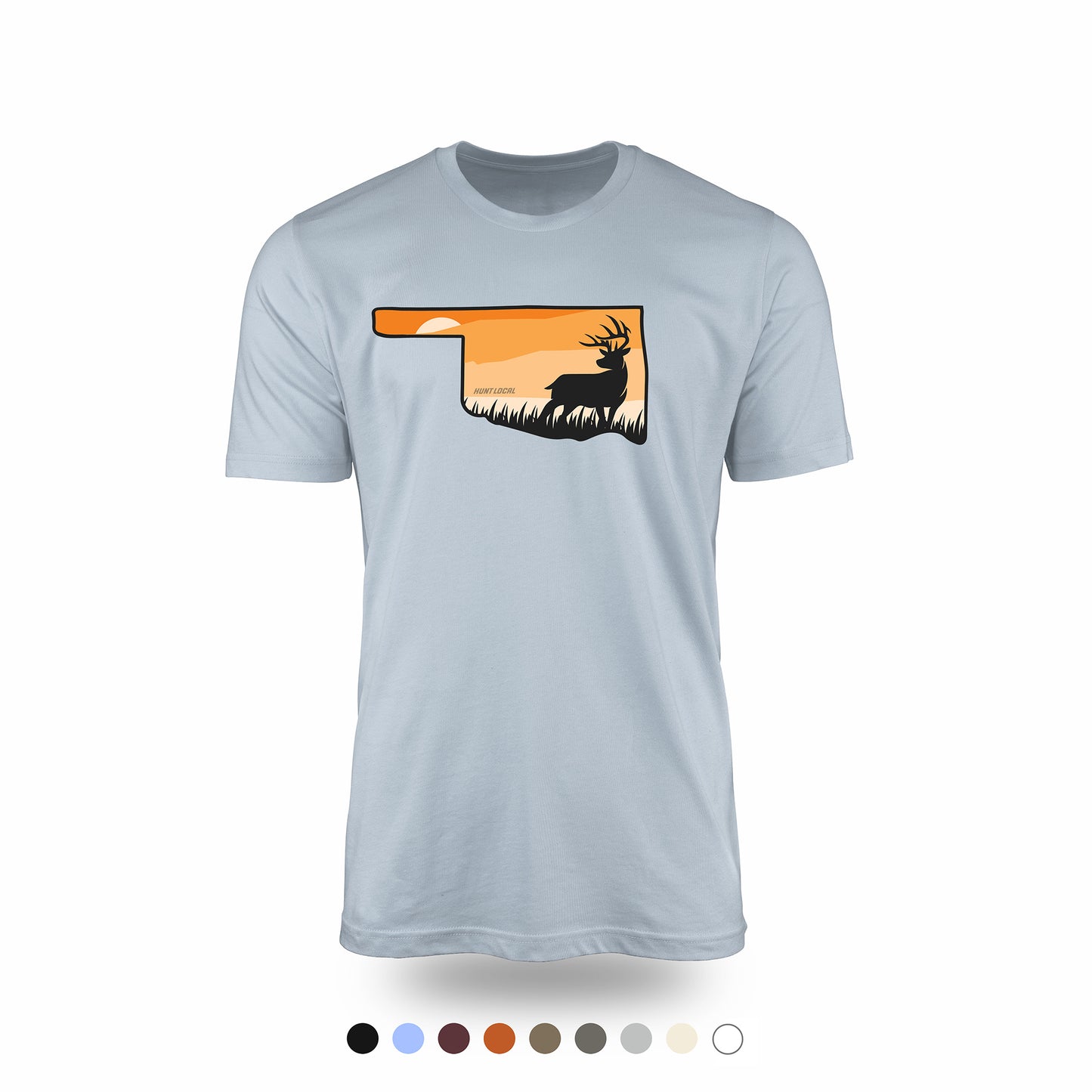 Oklahoma - Sunset Buck Front Tee