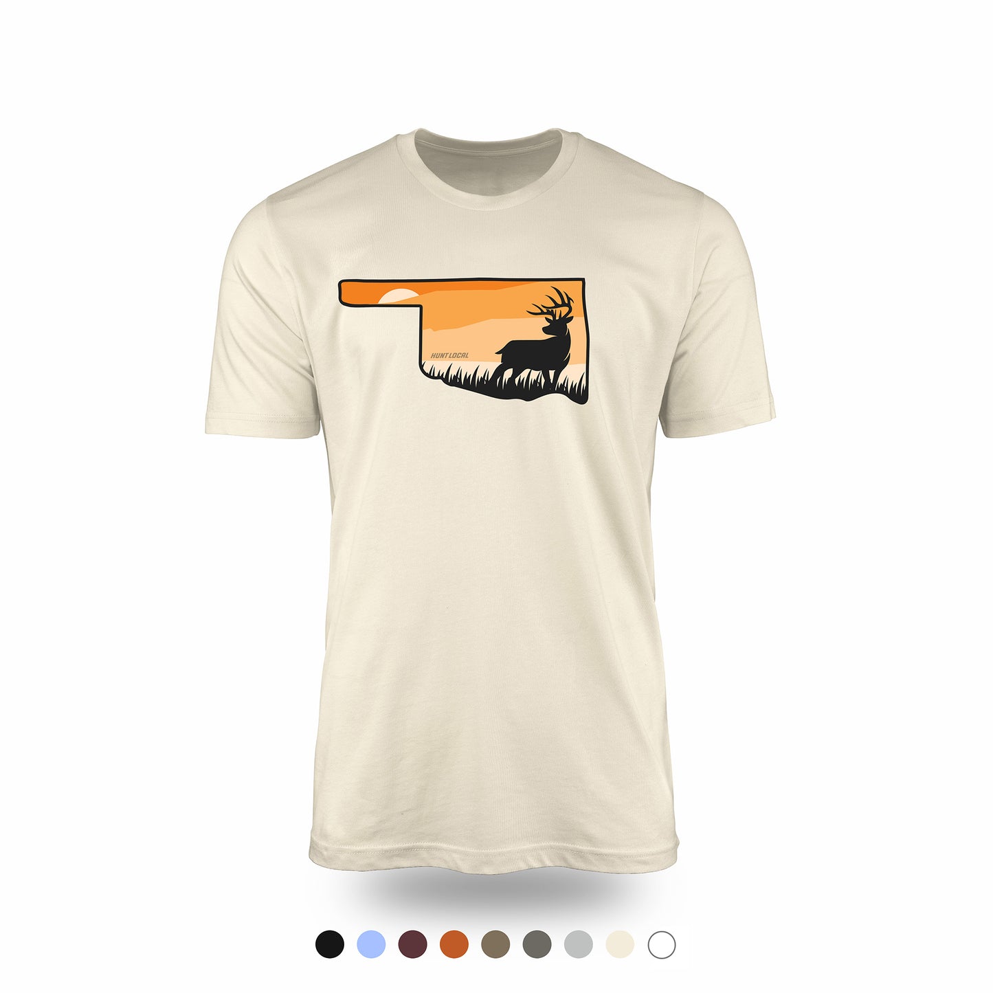 Oklahoma - Sunset Buck Front Tee