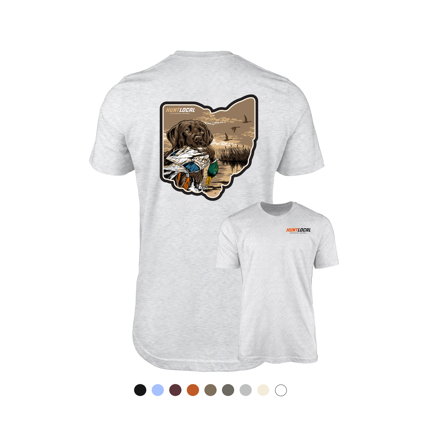 Ohio - Waterfowl Lab Tee (back)