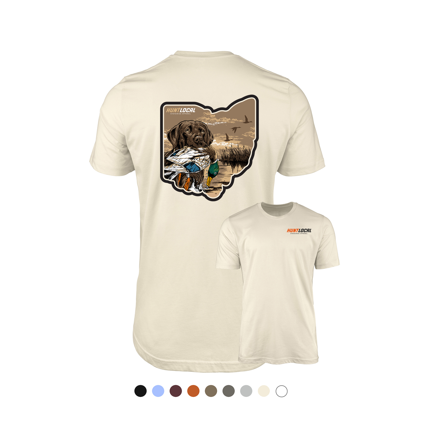 Ohio - Waterfowl Lab Tee (back)