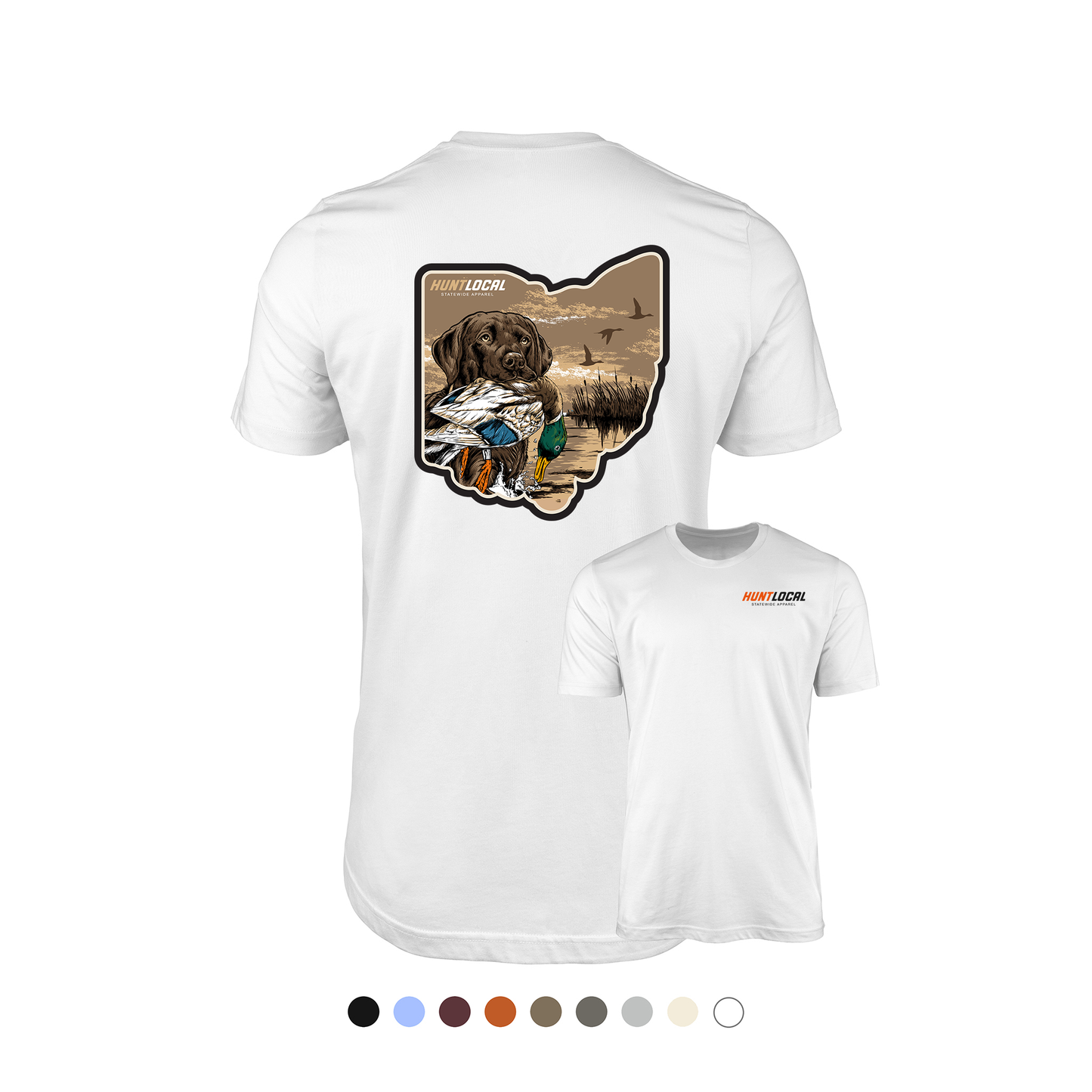 Ohio - Waterfowl Lab Tee (back)