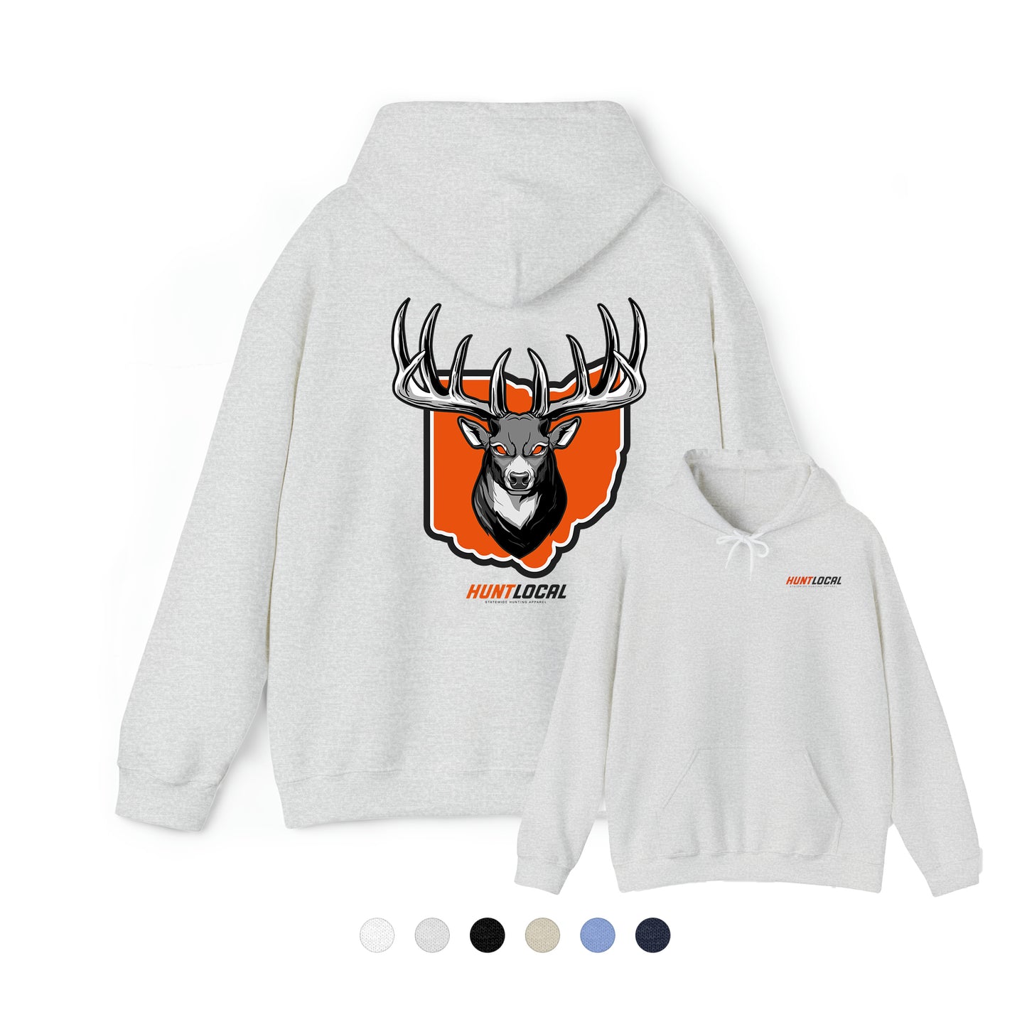 Ohio - Alpha Buck Hoodie (back)