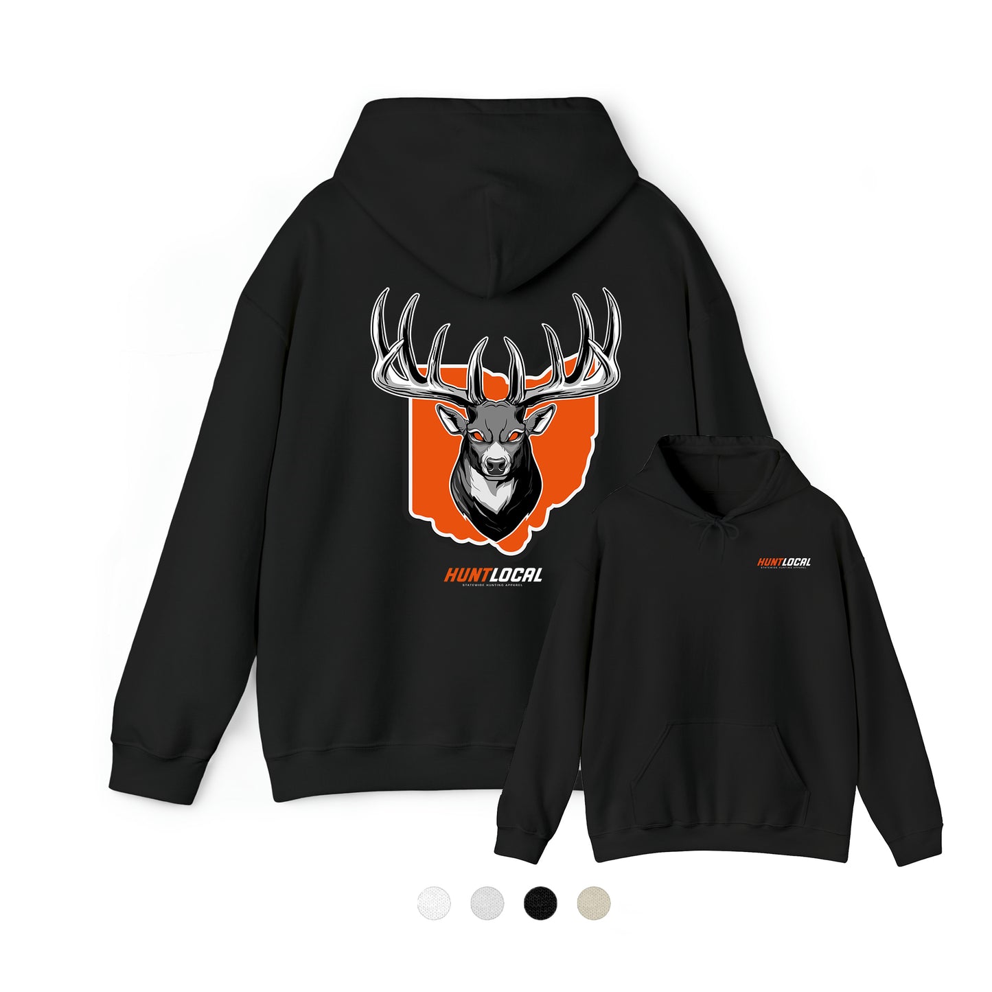 Ohio - Alpha Buck Hoodie (back)