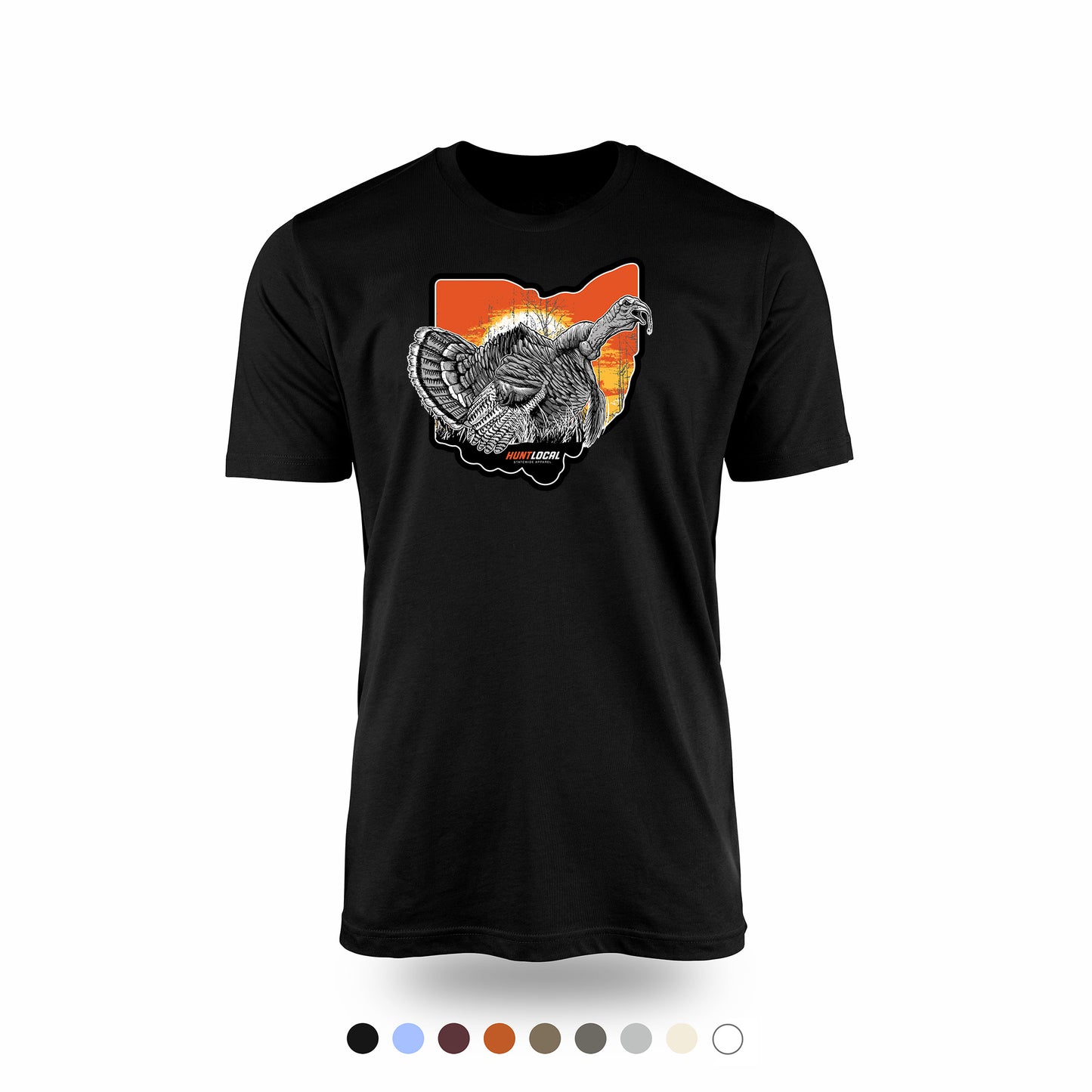 Ohio - Sunrise Turkey Tee (front)