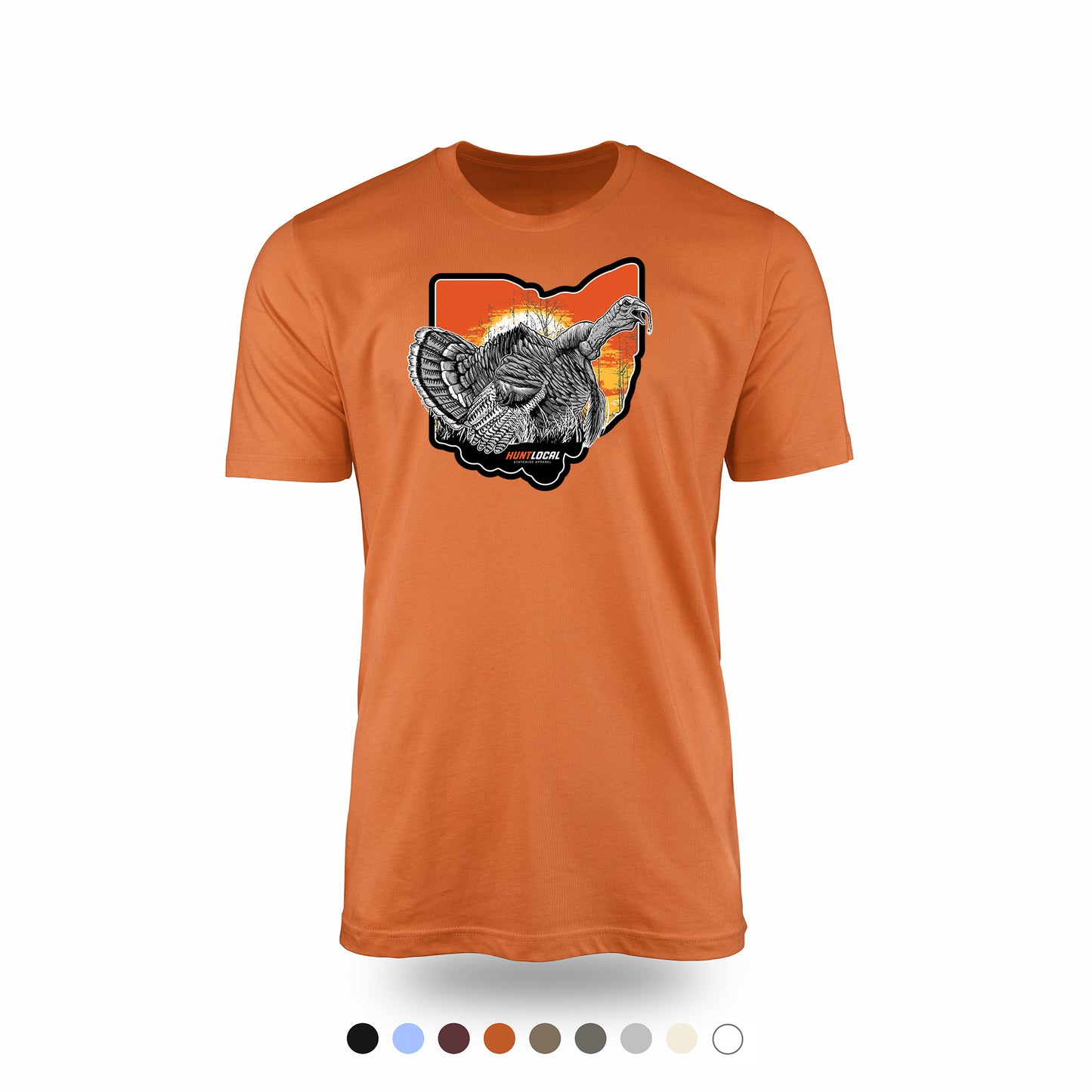 Ohio - Sunrise Turkey Tee (front)