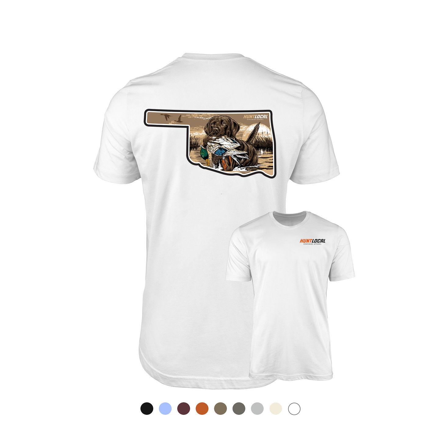Oklahoma - Waterfowl Lab Tee (back)