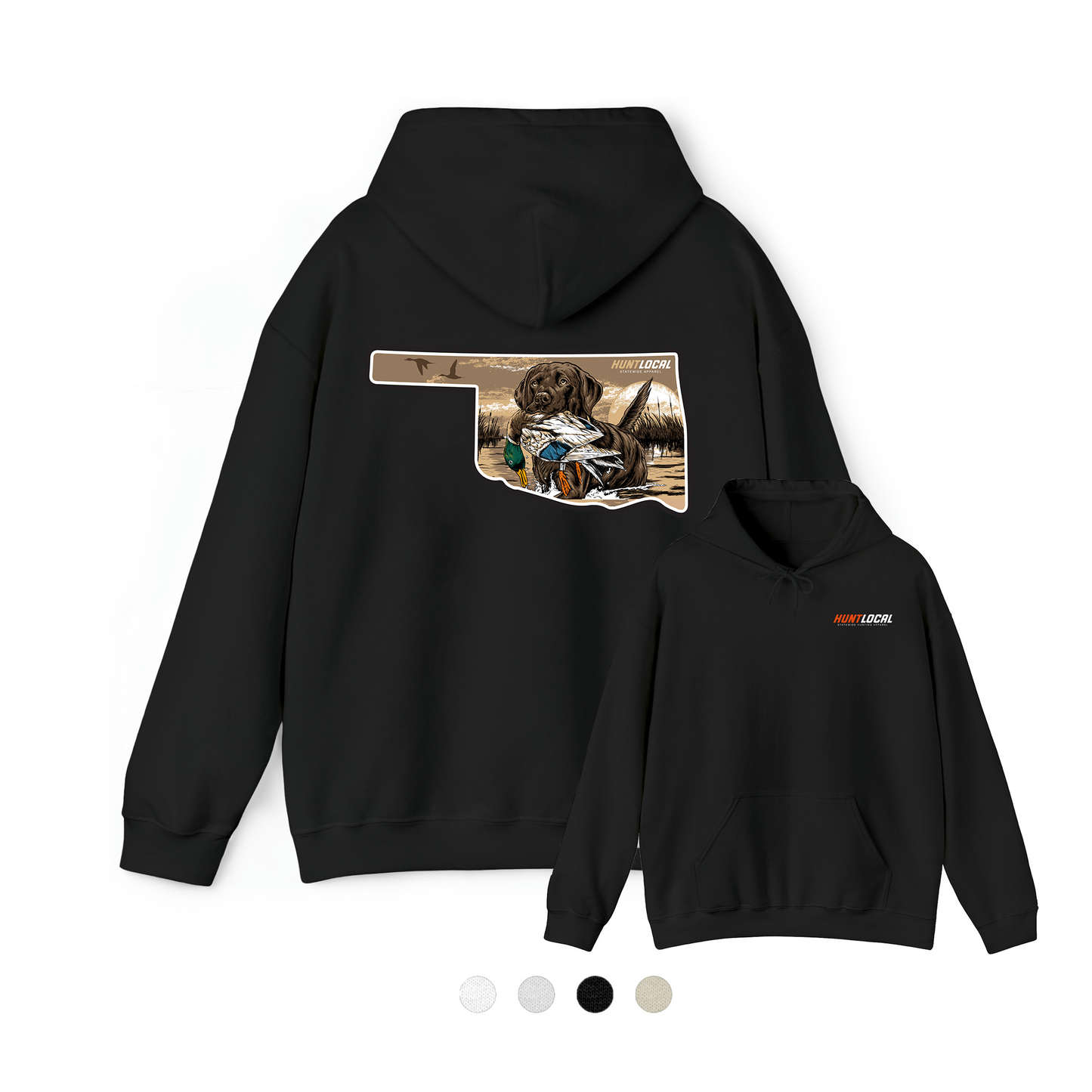 Oklahoma - Waterfowl Lab Hoodie (back)