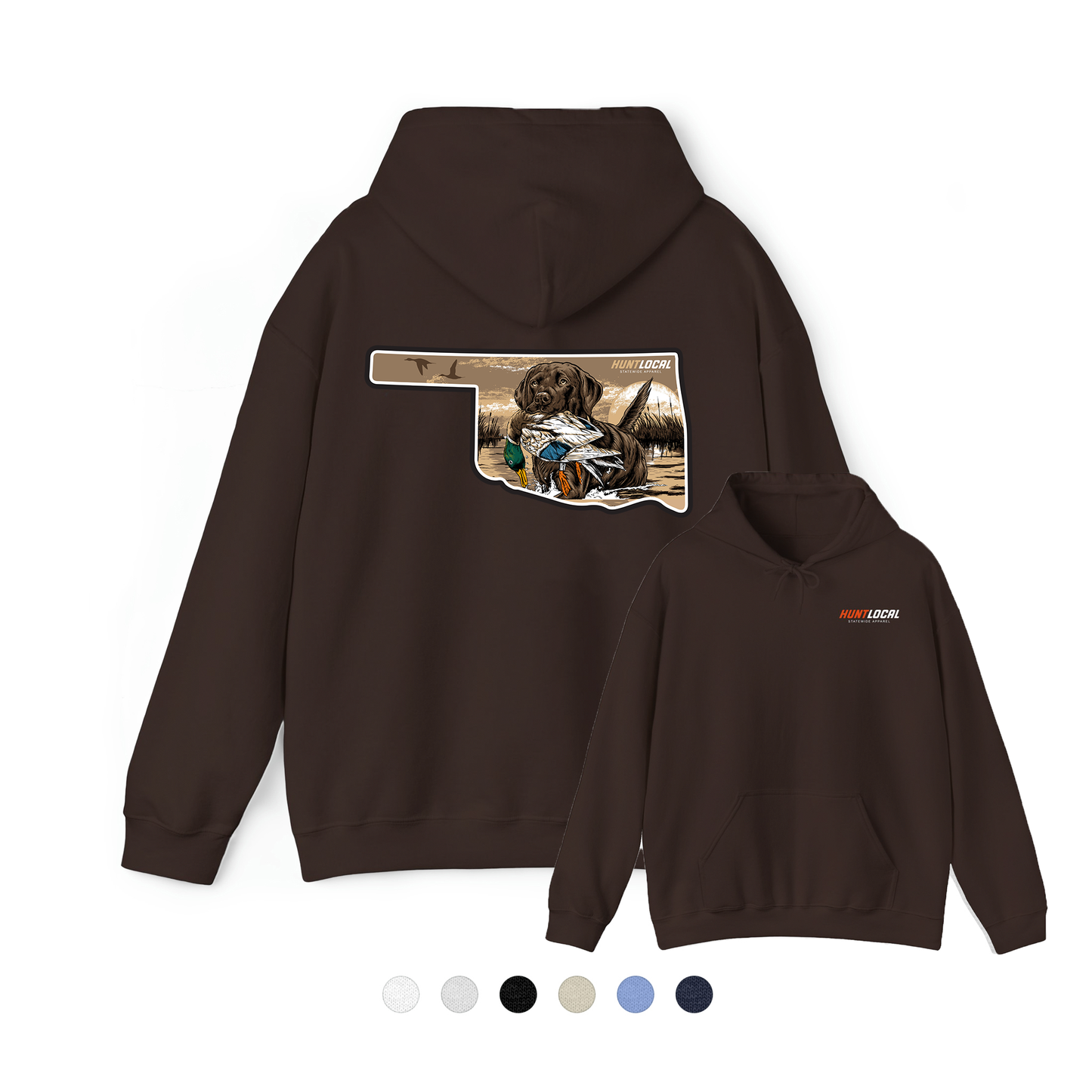 Oklahoma - Waterfowl Lab Hoodie (back)