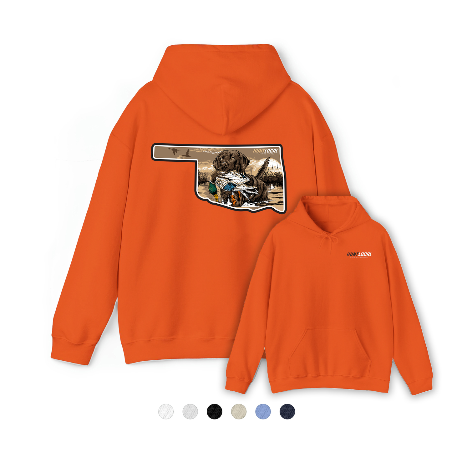 Oklahoma - Waterfowl Lab Hoodie (back)