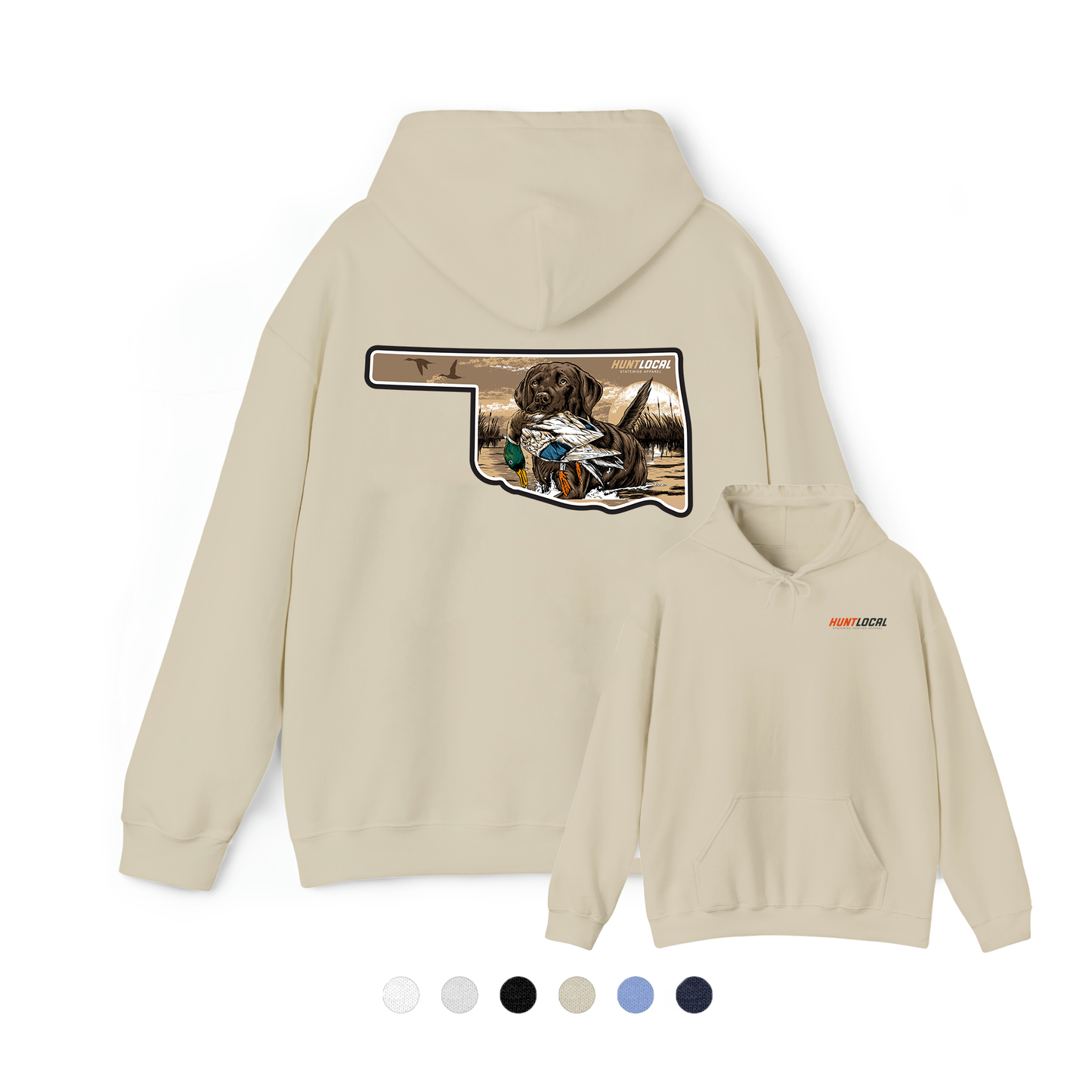 Oklahoma - Waterfowl Lab Hoodie (back)