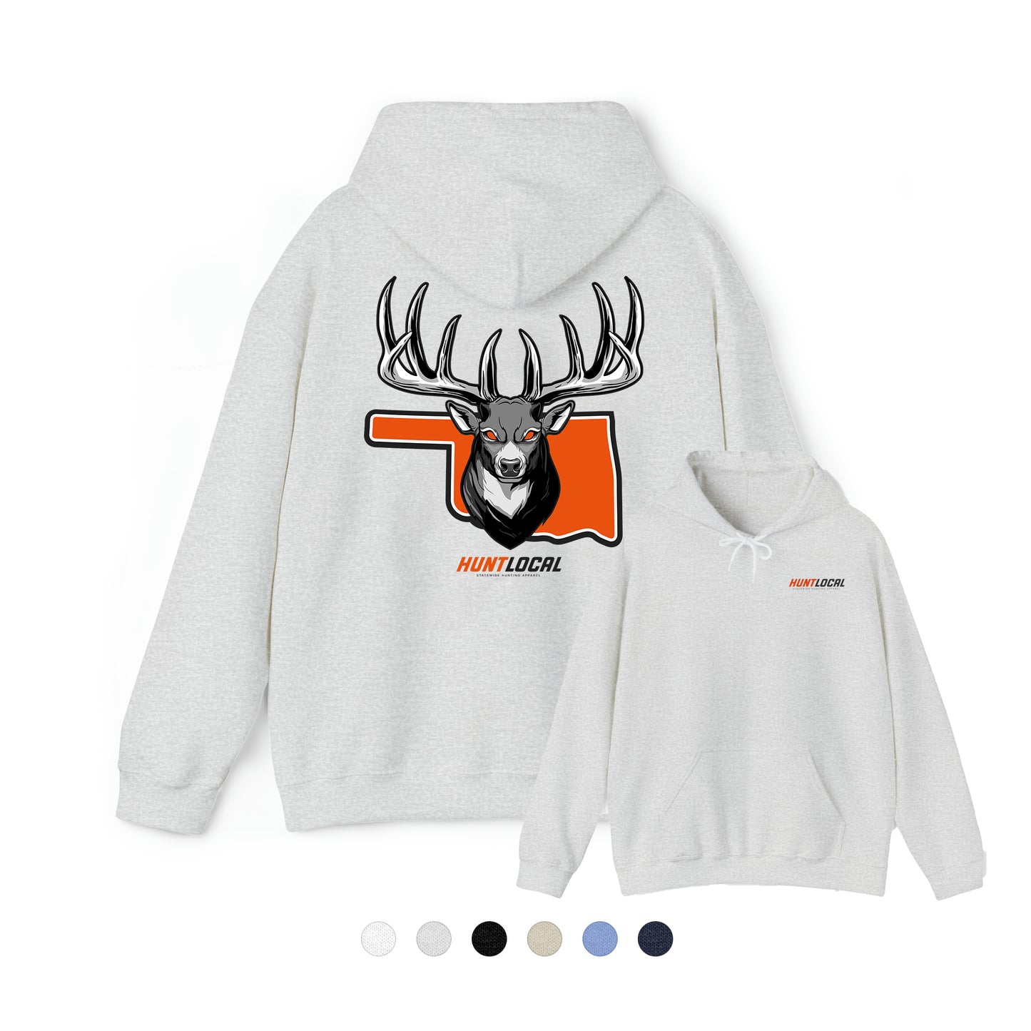 Oklahoma - Alpha Buck Hoodie (back)