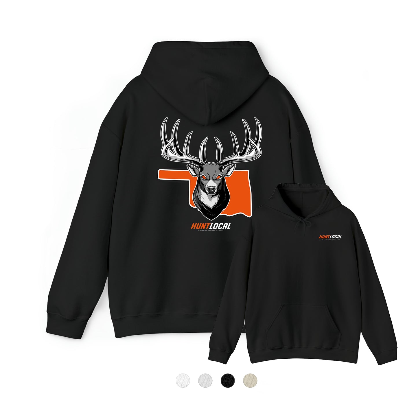 Oklahoma - Alpha Buck Hoodie (back)