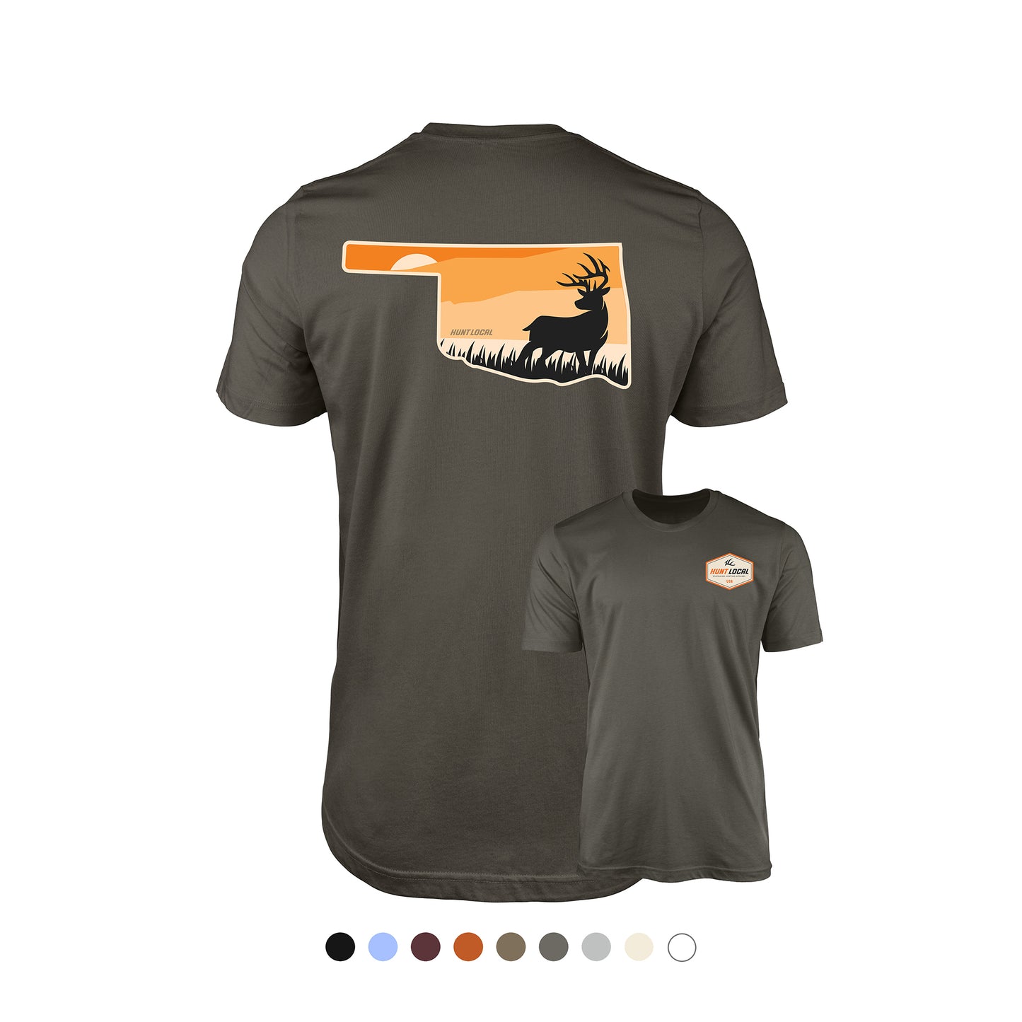 Oklahoma - Sunset Buck Tee