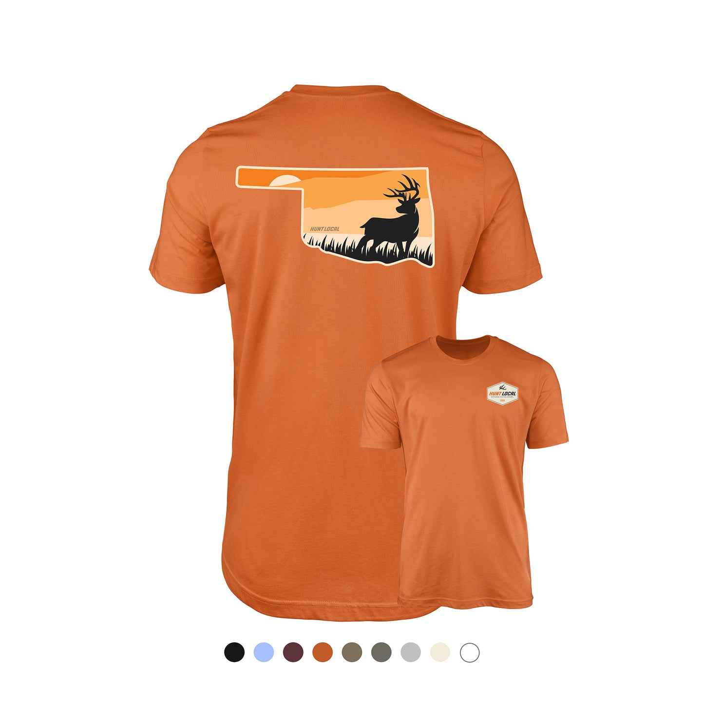 Oklahoma - Sunset Buck Tee