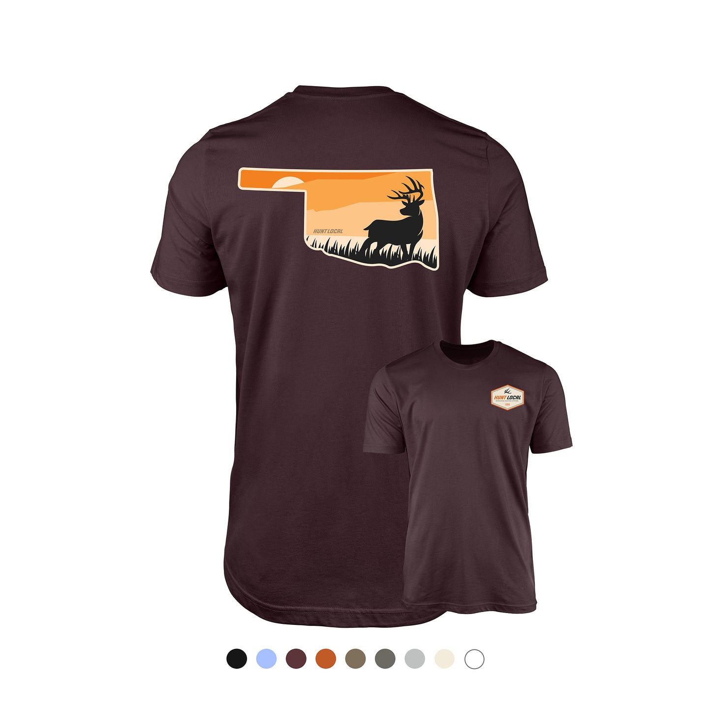 Oklahoma - Sunset Buck Tee