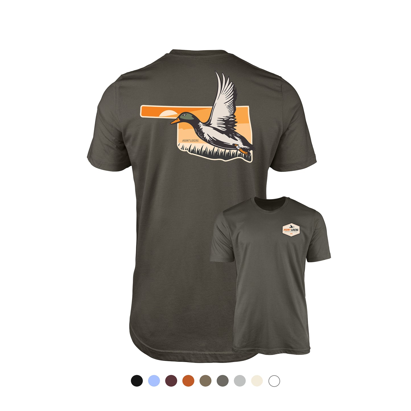 Oklahoma - Hunt Local Waterfowl Tee