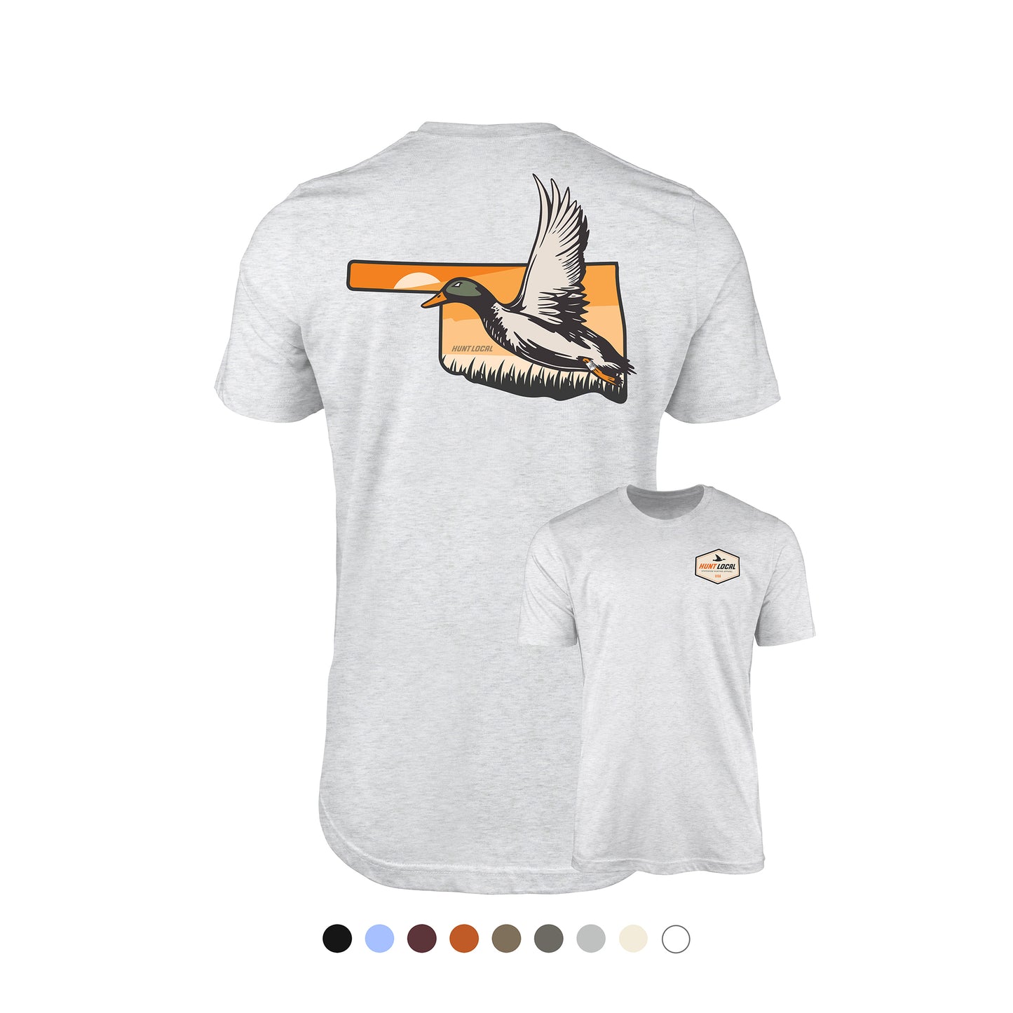 Oklahoma - Hunt Local Waterfowl Tee