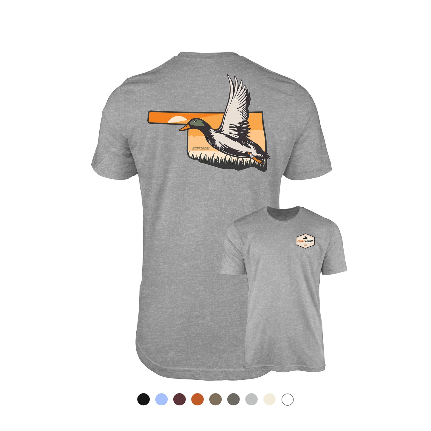 Oklahoma - Hunt Local Waterfowl Tee