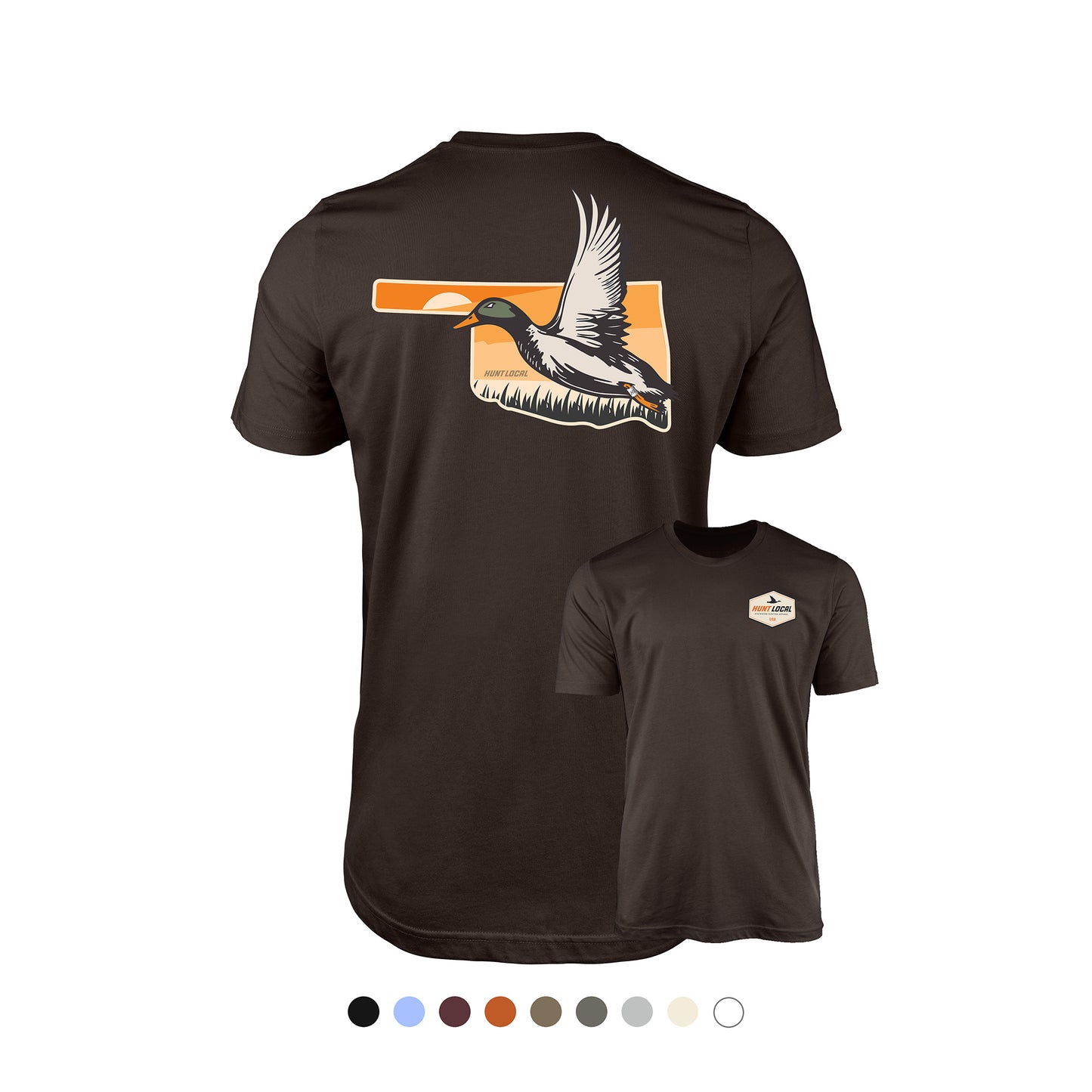 Oklahoma - Hunt Local Waterfowl Tee