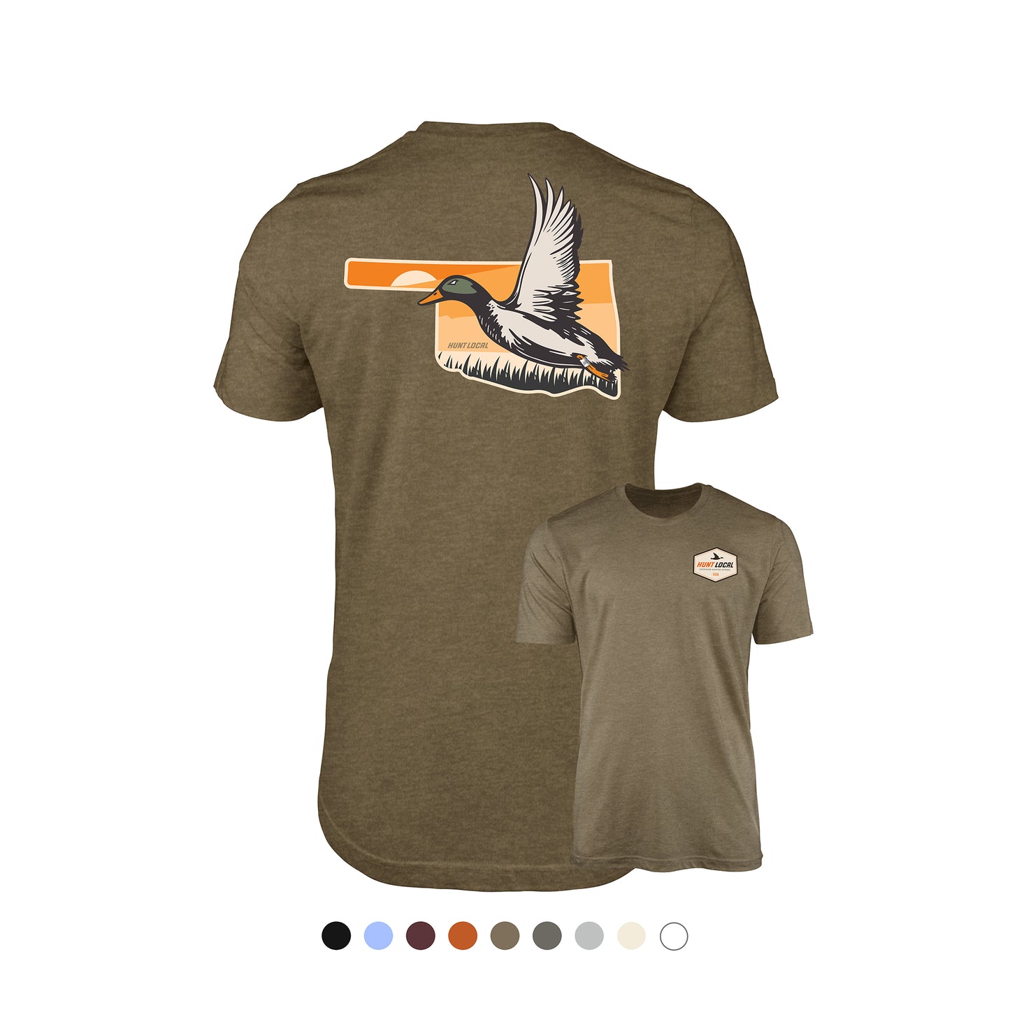 Oklahoma - Hunt Local Waterfowl Tee
