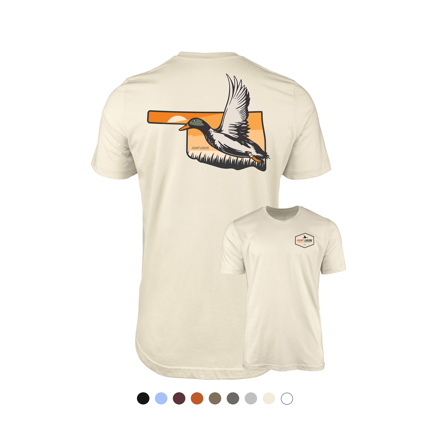 Oklahoma - Hunt Local Waterfowl Tee