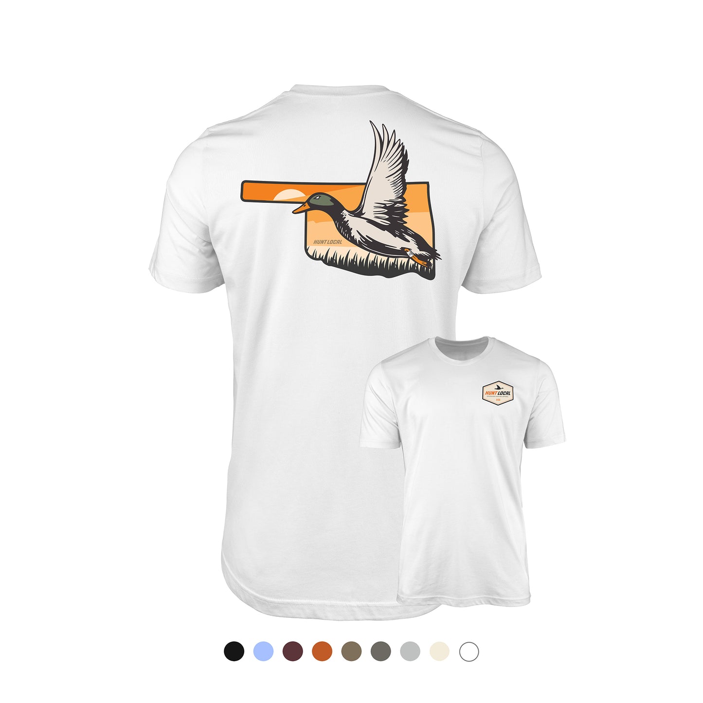 Oklahoma - Hunt Local Waterfowl Tee