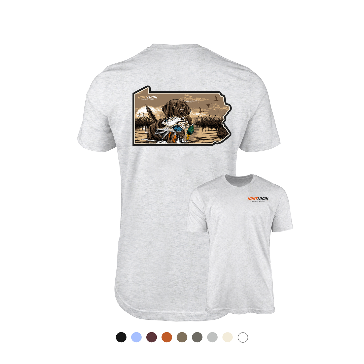 Pennsylvania - Waterfowl Lab Tee (back)