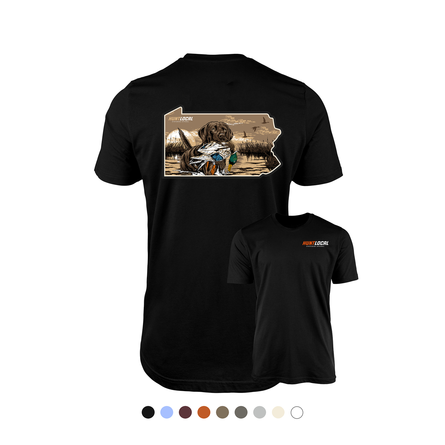 Pennsylvania - Waterfowl Lab Tee (back)