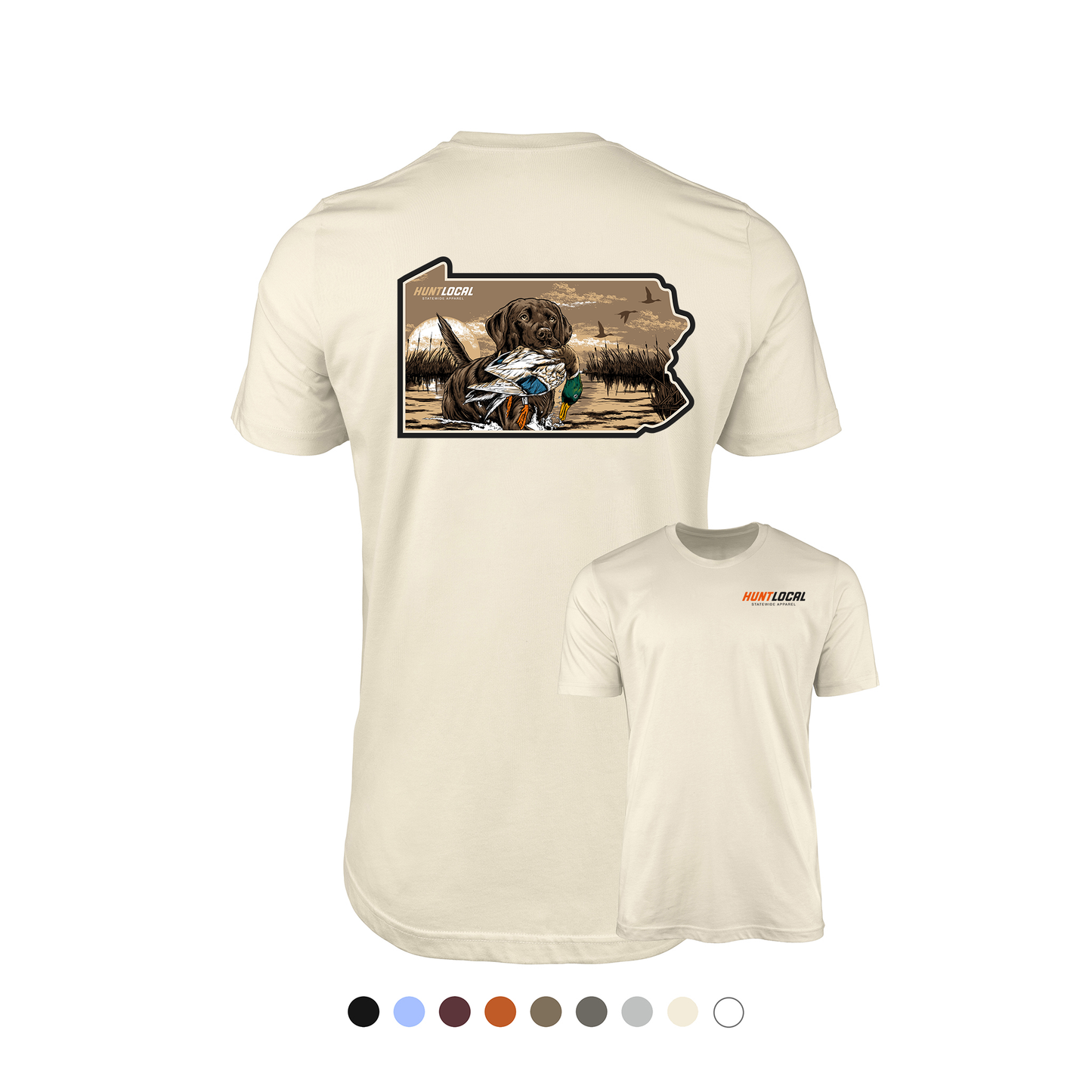 Pennsylvania - Waterfowl Lab Tee (back)