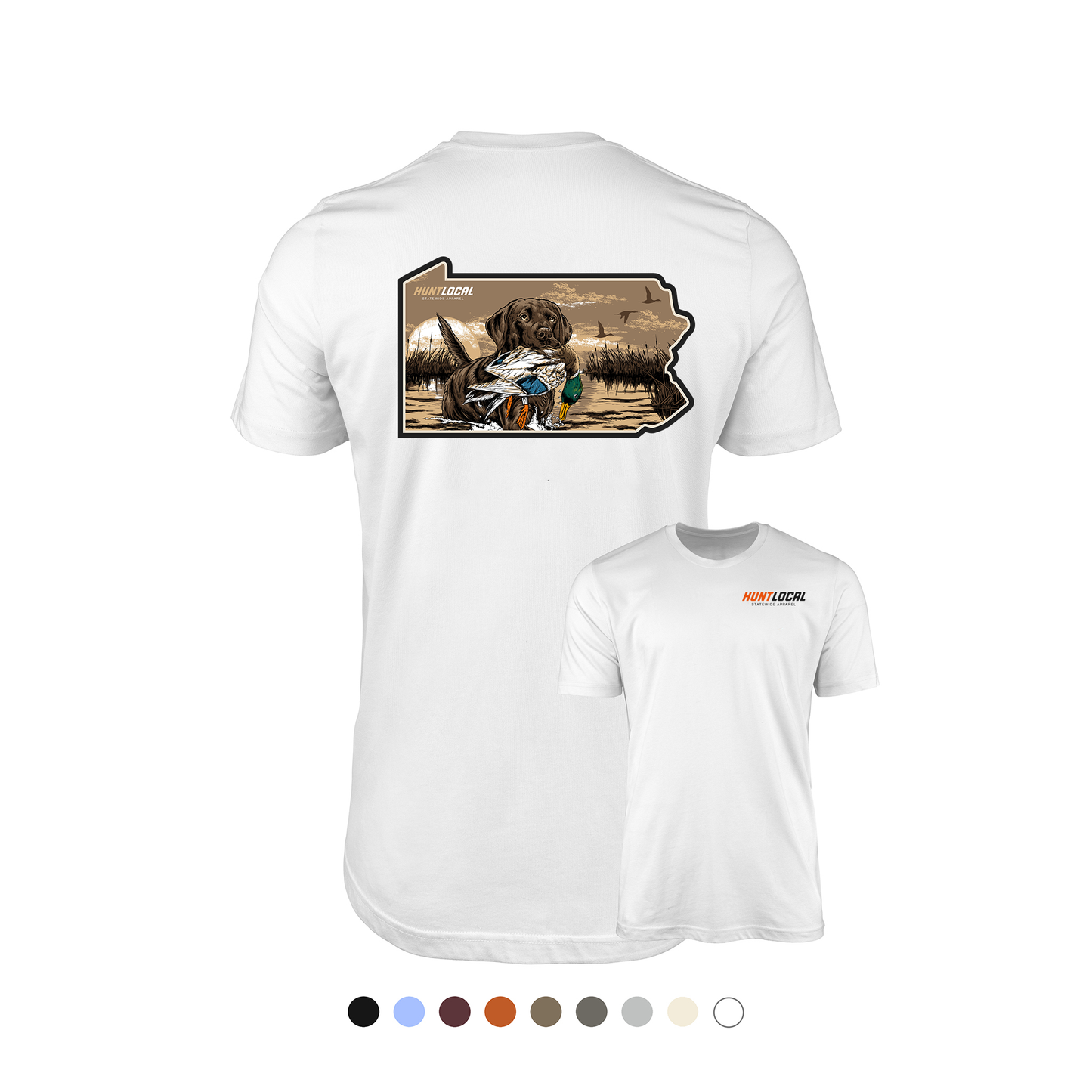 Pennsylvania - Waterfowl Lab Tee (back)