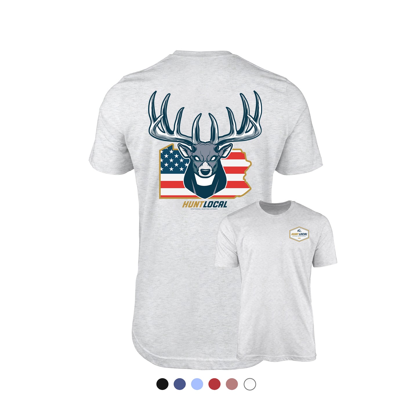 Pennsylvania - USA Buck Tee (back)